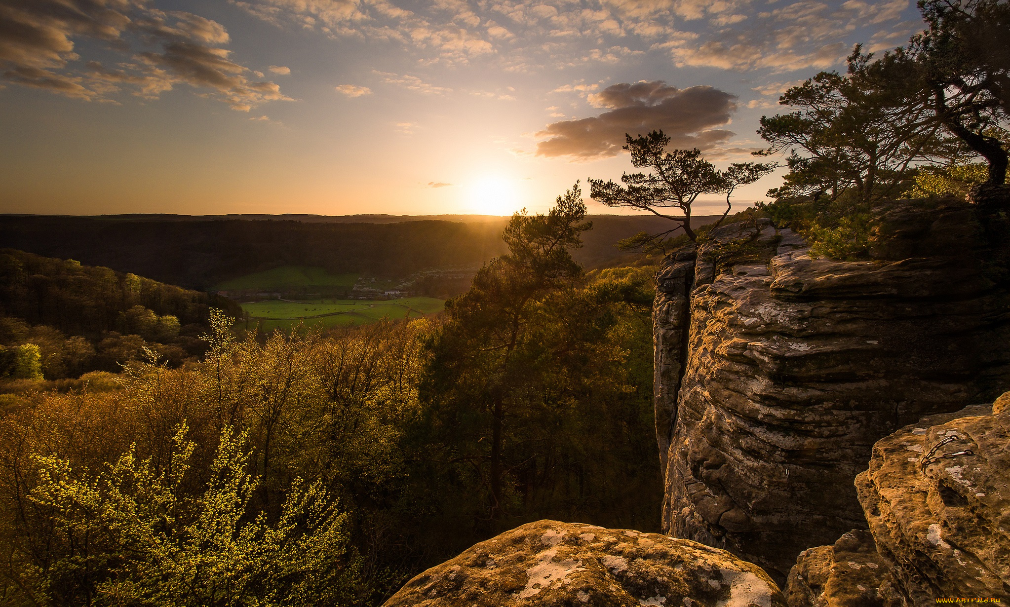 природа, восходы, закаты, простор