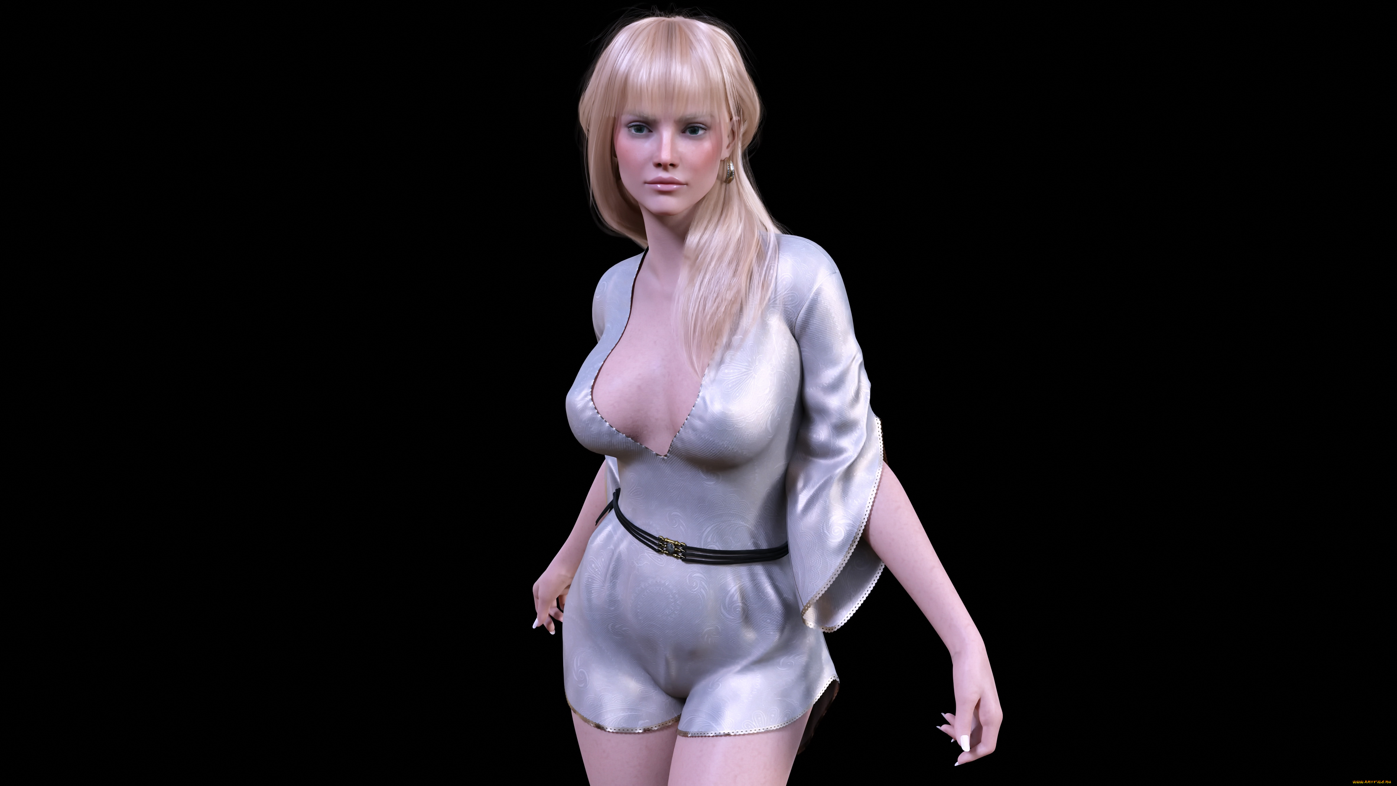 3д, графика, люди, , people, девушка, фон, взгляд