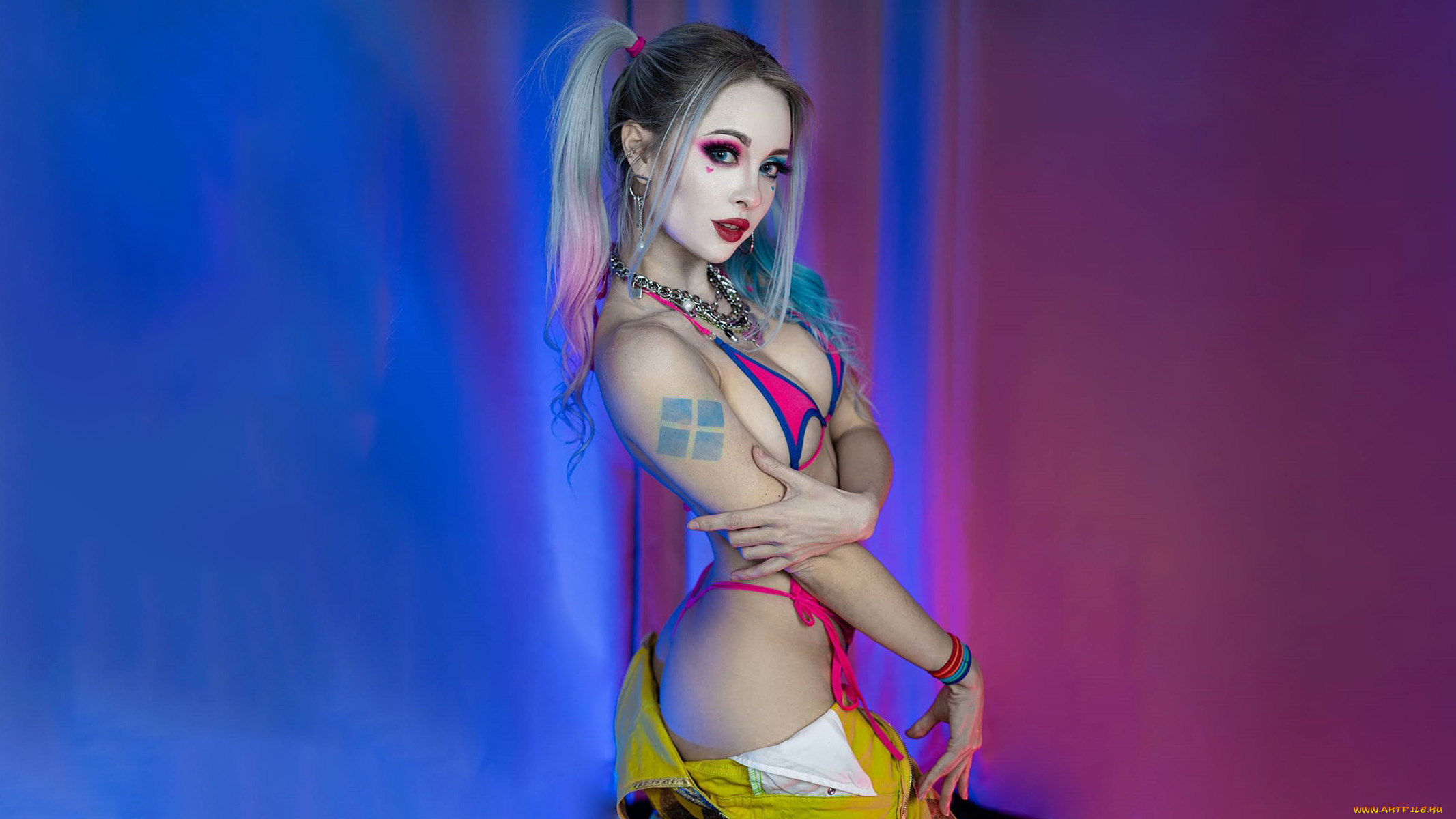 девушки, -, креатив, , косплей, косплей, cosplay, lewdoart