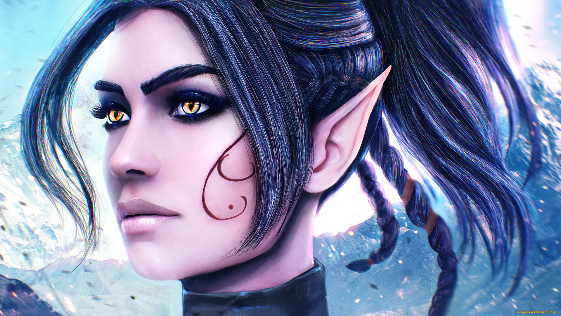 divinity, original, sin, 2, видео, игры, divinity, , original, sin, ii, девушка, фон, ушки