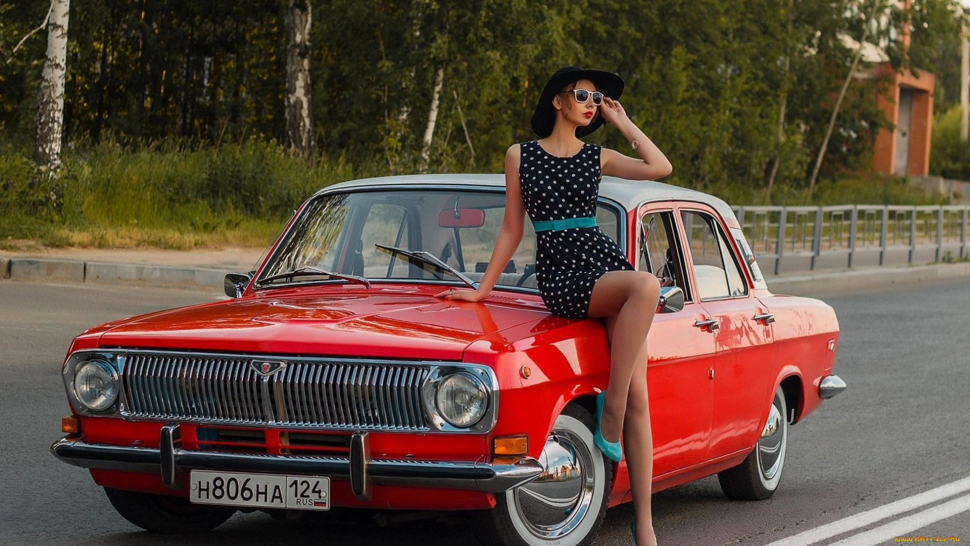 газ-, 24, волга, автомобили, -авто, с, девушками, газ-, 24, волга, автомобиль, седан, девушка, классика, ретро