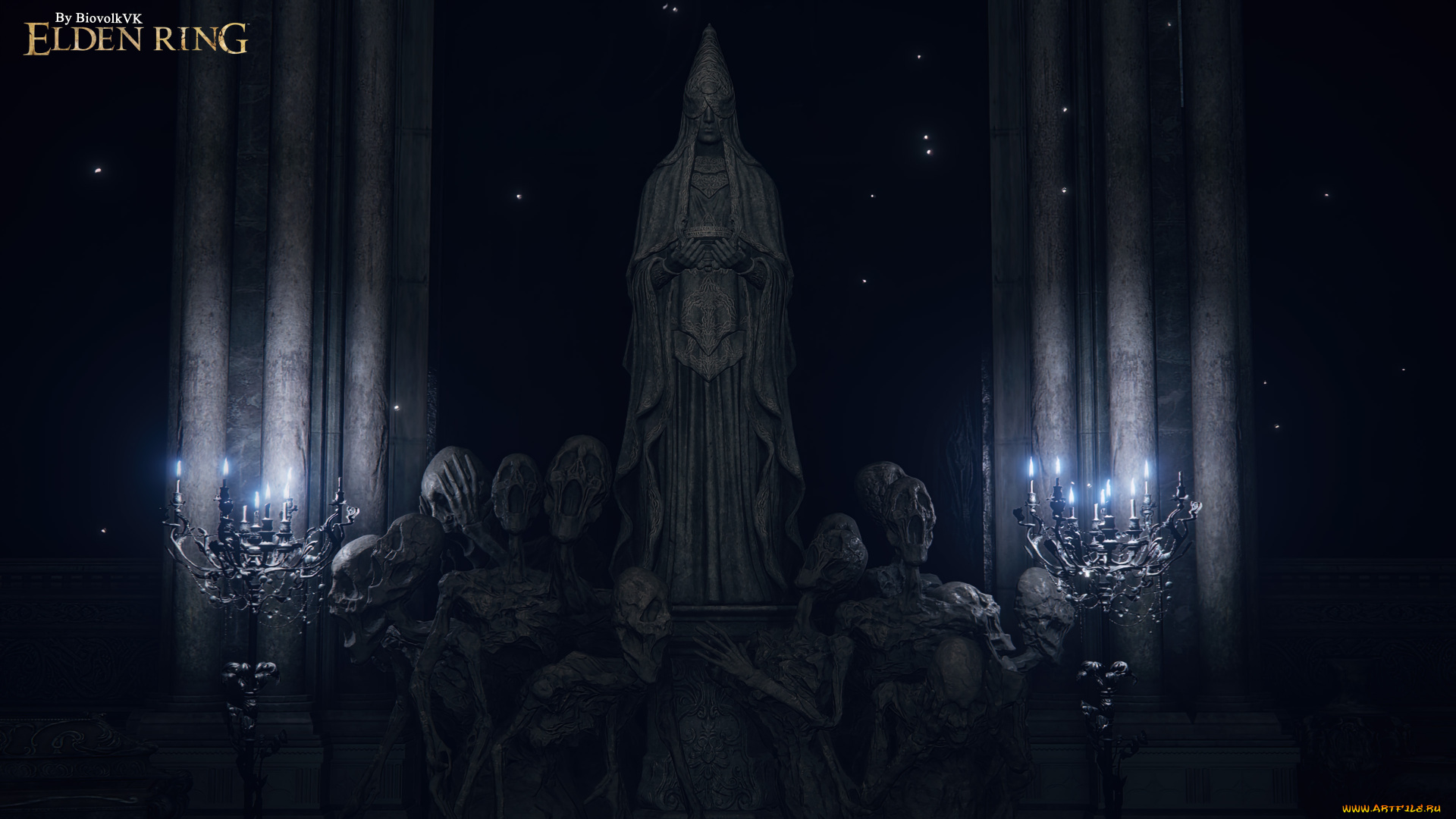 elden, ring, statues, видео, игры, elden, ring, biovolkvk, art, elden, ring, statues