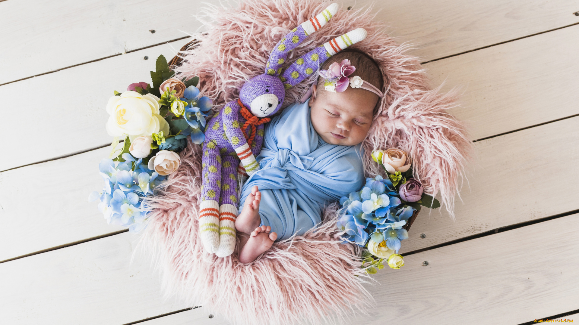 разное, дети, младенец, сон, гнездо, игрушка, цветы