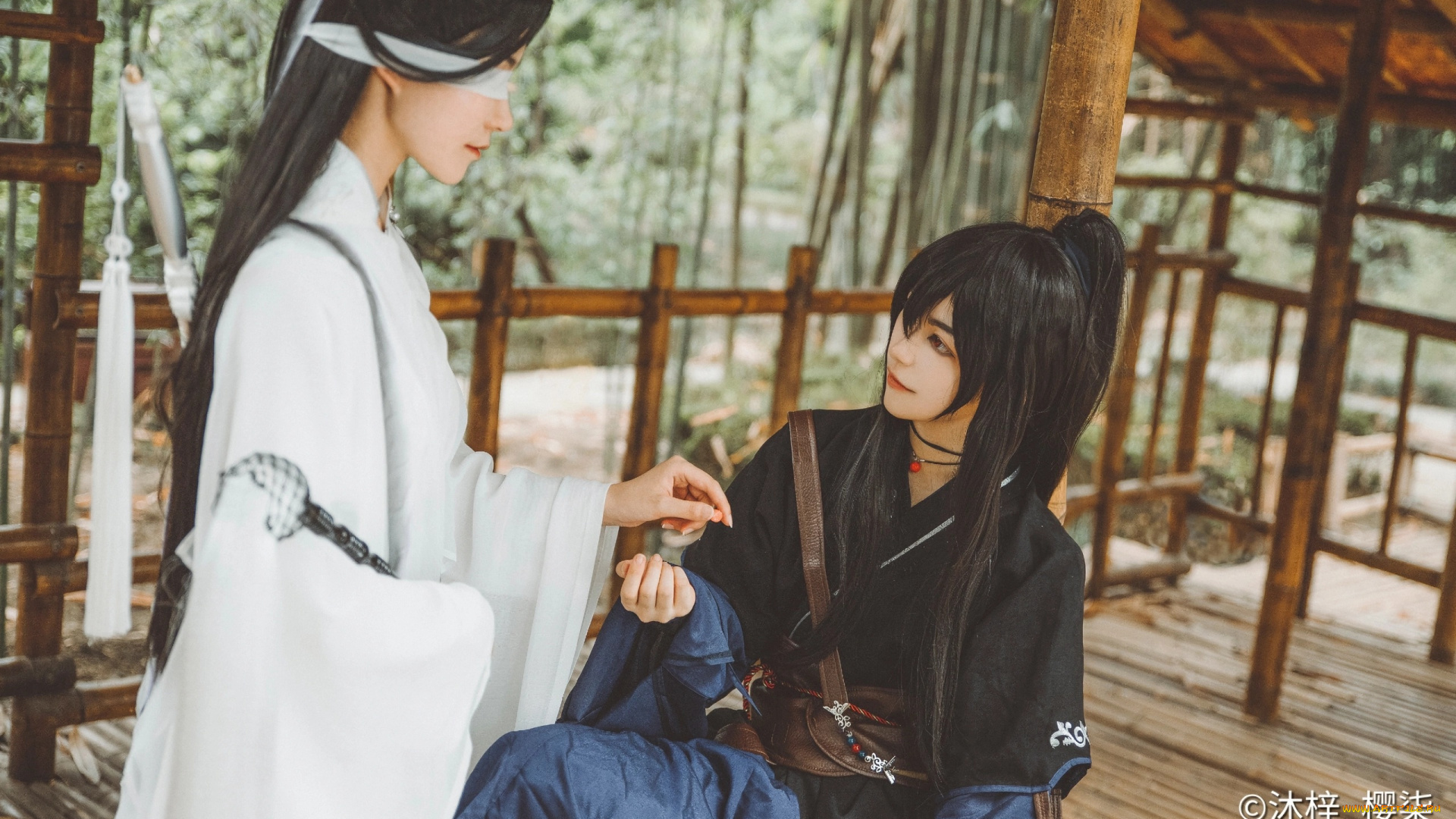 сюэ, ян, и, сяо, синчень, девушки, -, креатив, , косплей, косплей, сюэ, ян, сяо, синчень, зелень, магистр, дьявольского, культа