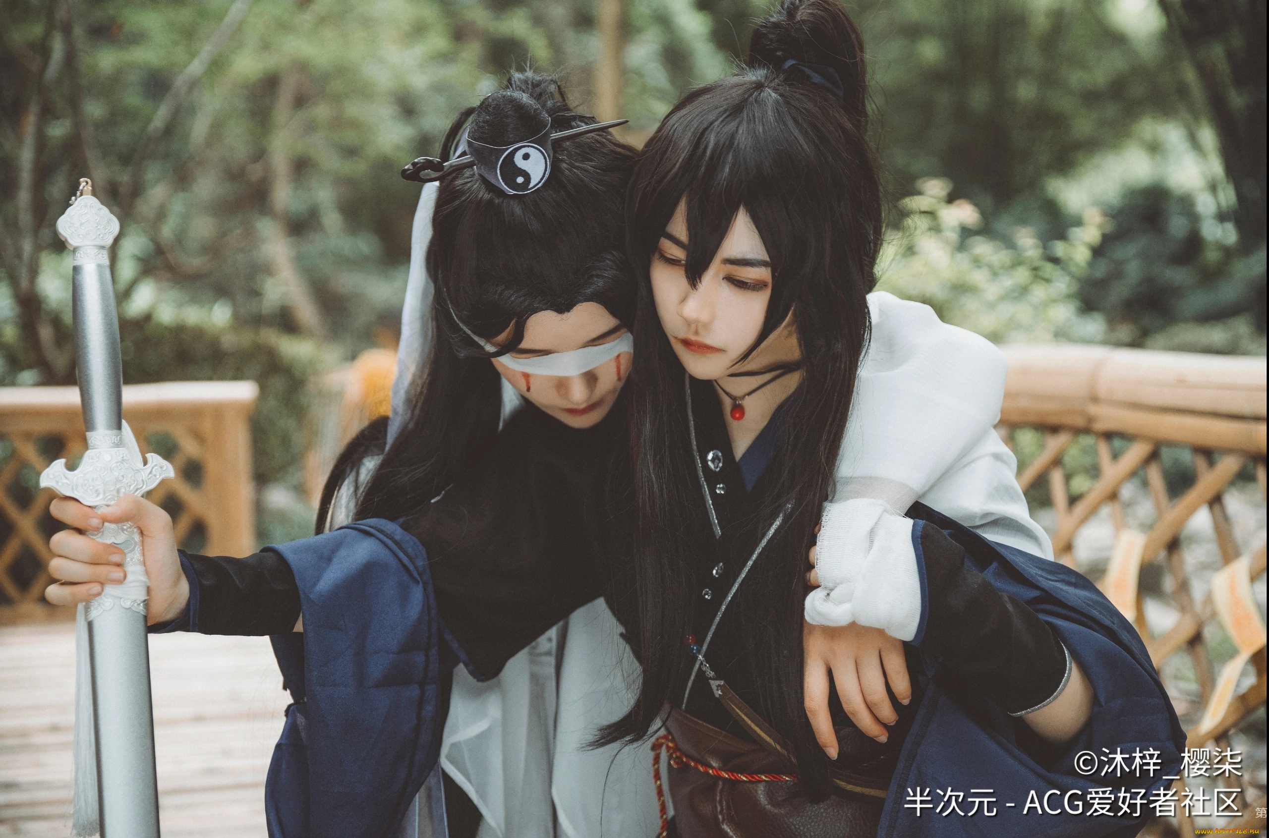 сюэ, ян, и, сяо, синчень, девушки, -, креатив, , косплей, косплей, сюэ, ян, сяо, синчень, зелень, магистр, дьявольского, культа