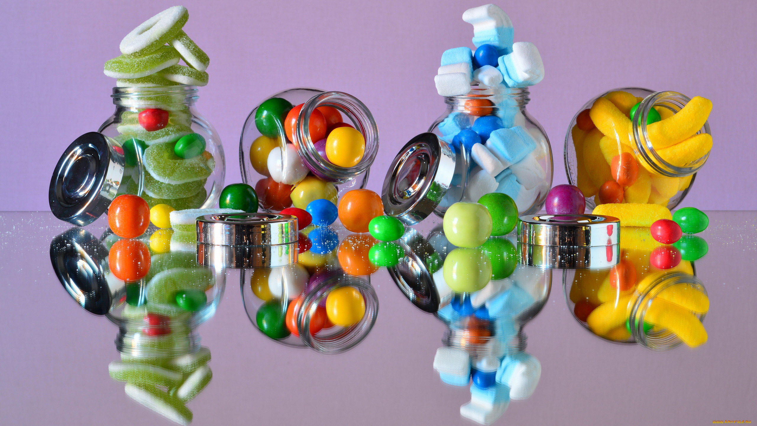 еда, конфеты, , шоколад, , мармелад, , сладости, драже, мармелад, отражение