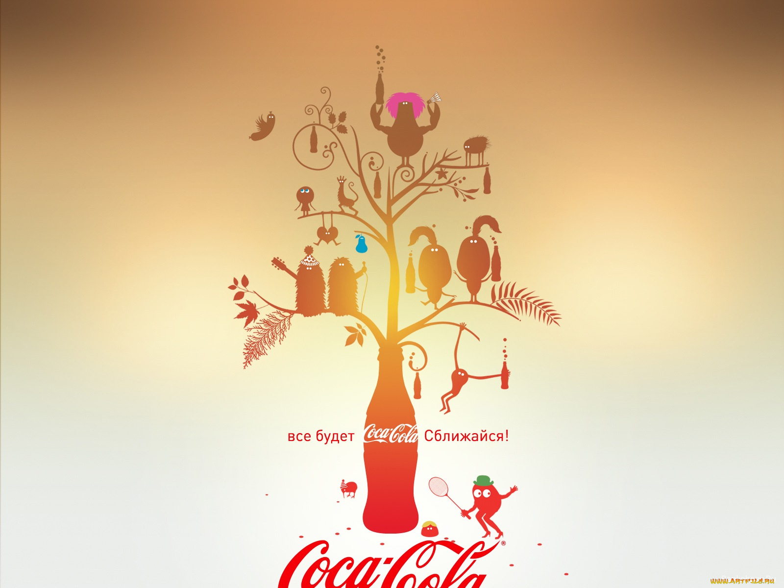 бренды, coca, cola
