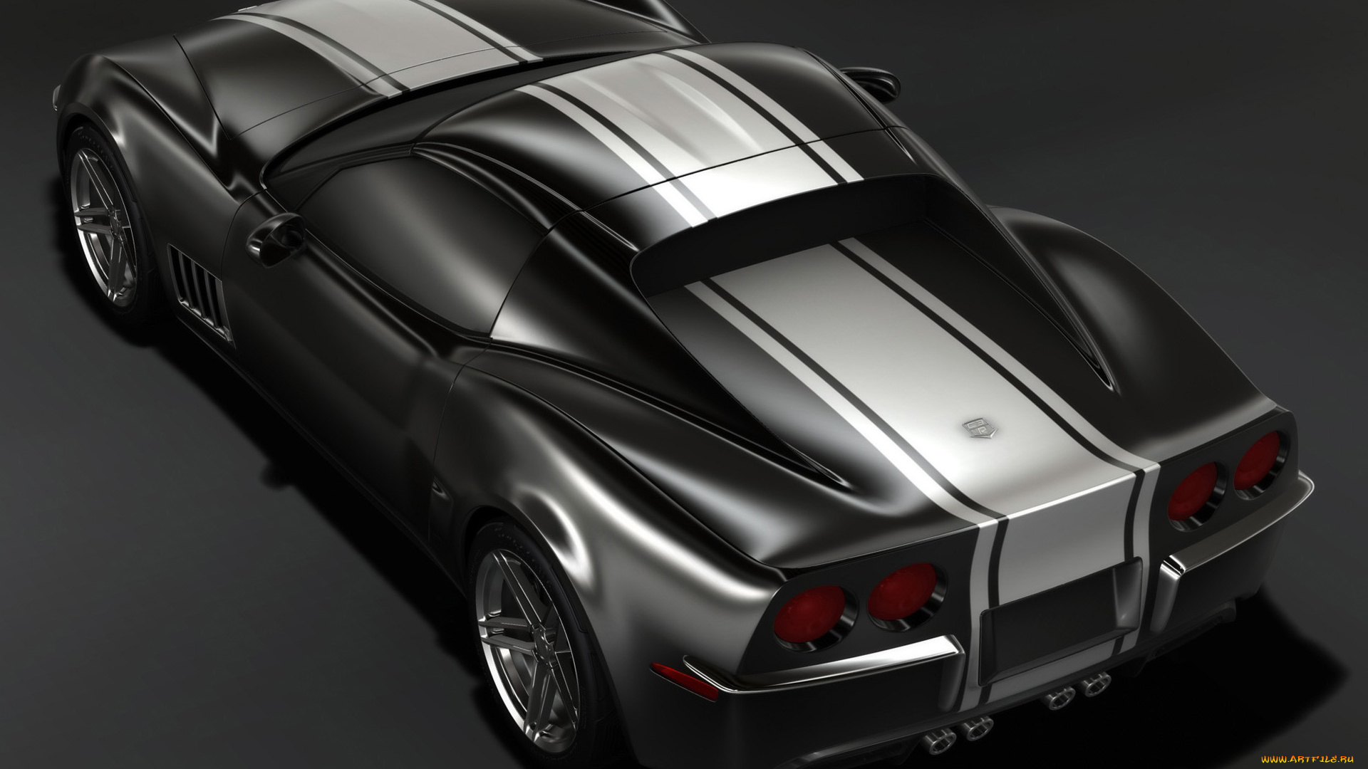 2009, c3r, retro, corvette, stingray, design, автомобили, 3д