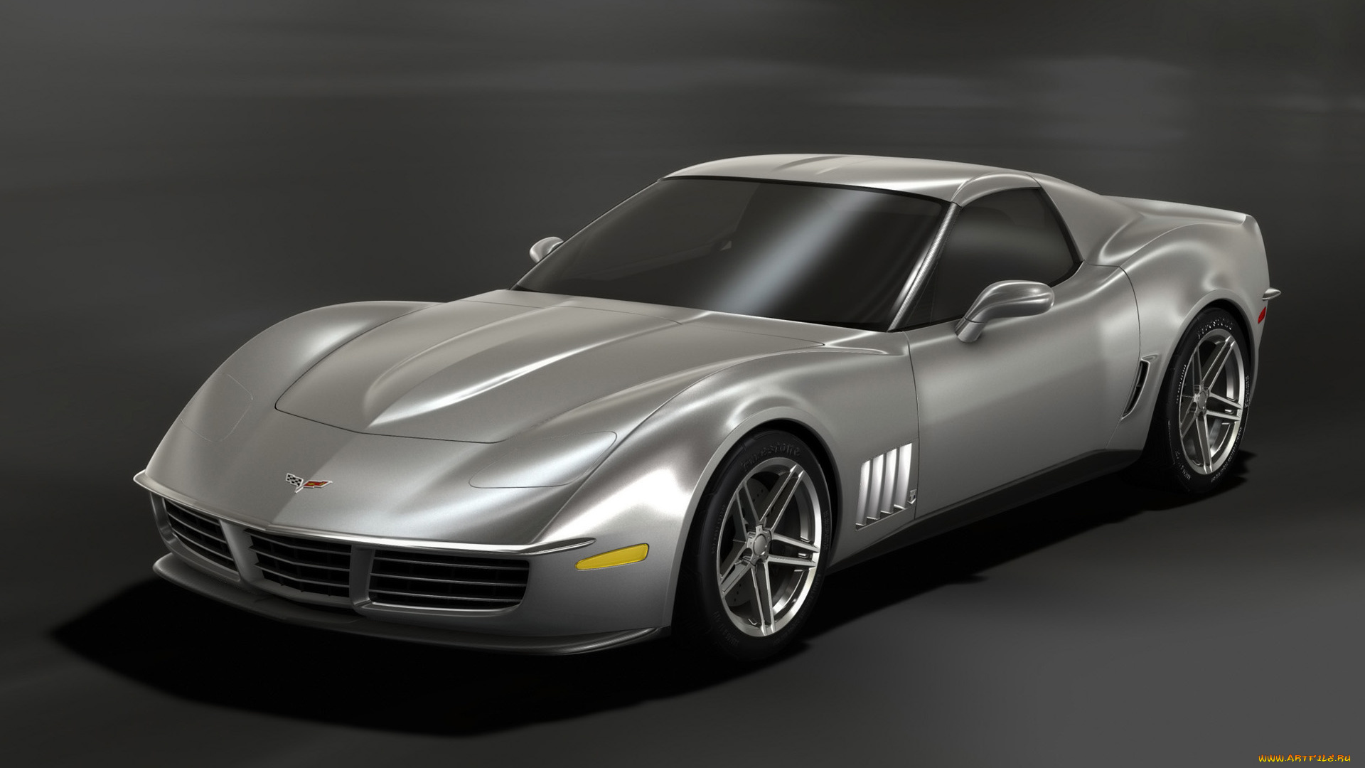 2009, c3r, retro, corvette, stingray, design, автомобили, 3д