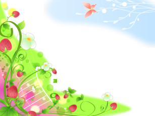 обоя векторная, графика