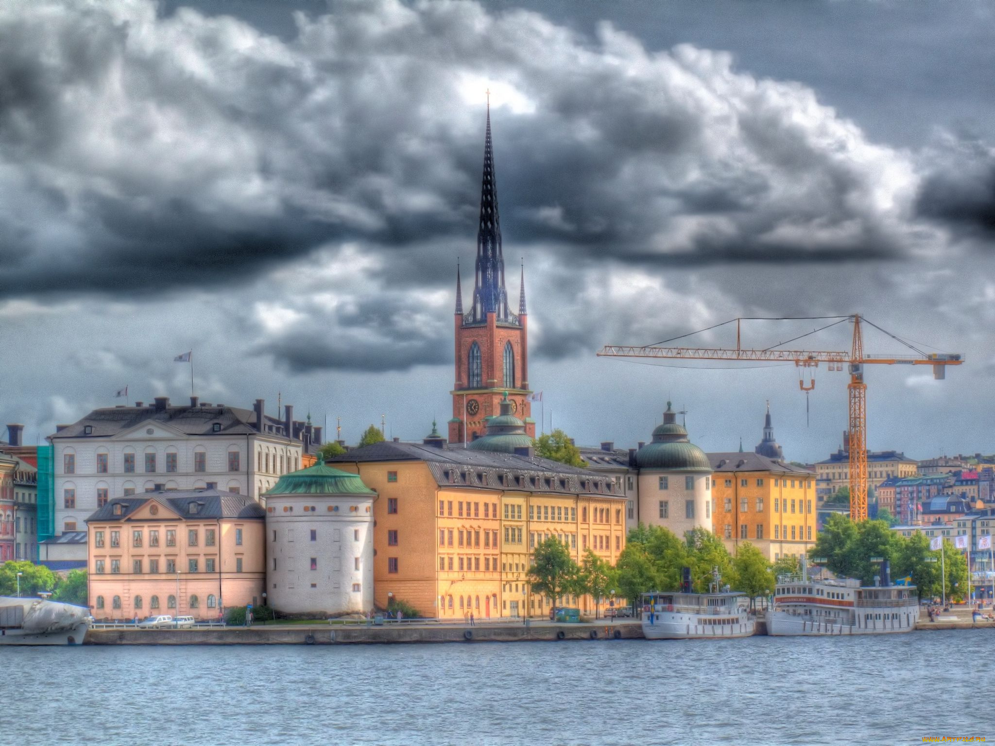 города, стокгольм, швеция