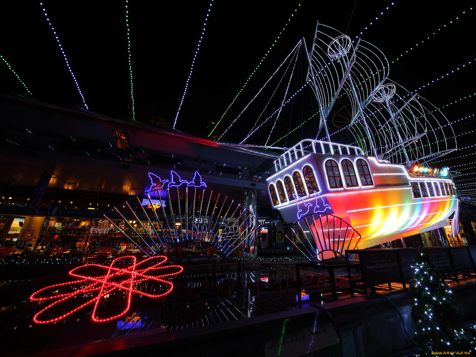 праздничные, новогодние, пейзажи