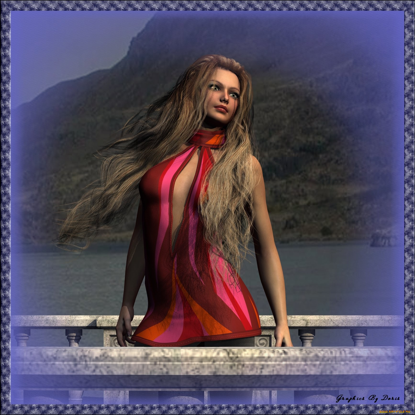 3д, графика, people, люди, девушка