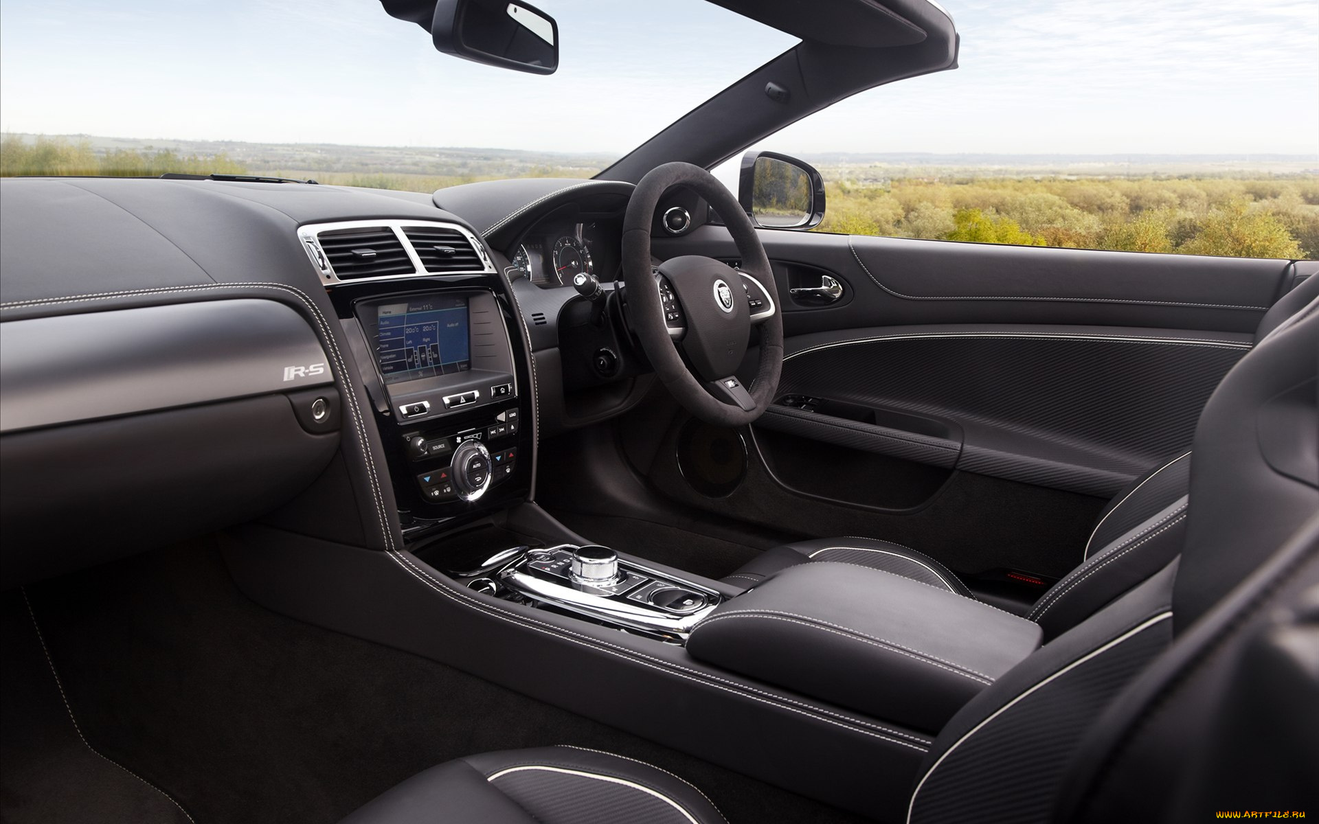 jaguar, xkr, convertible, 2012, автомобили, спидометры, торпедо