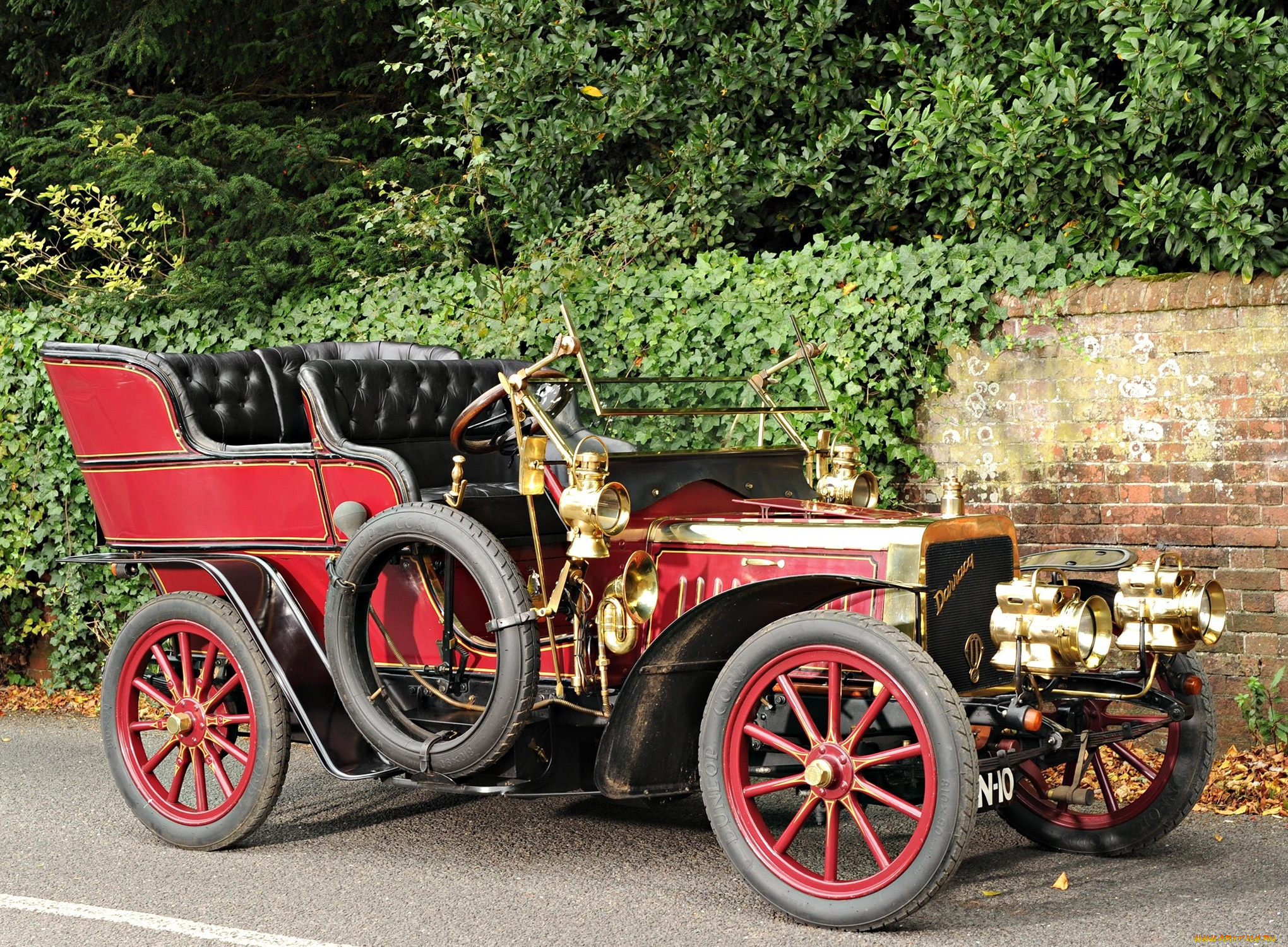 автомобили, классика, автомобиль, дорога, деревья, стена