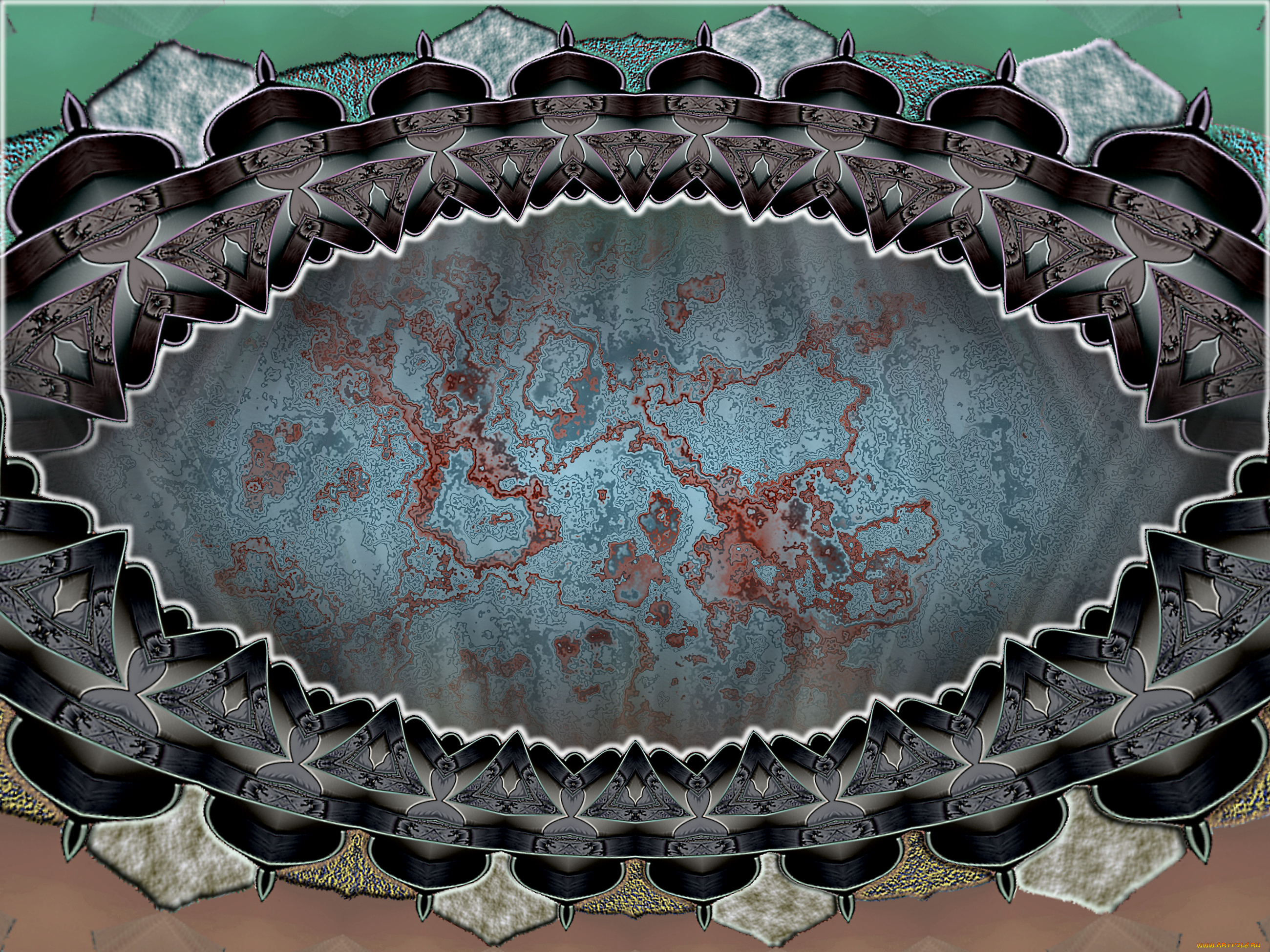 3д, графика, fractal, фракталы, абстракция, узор