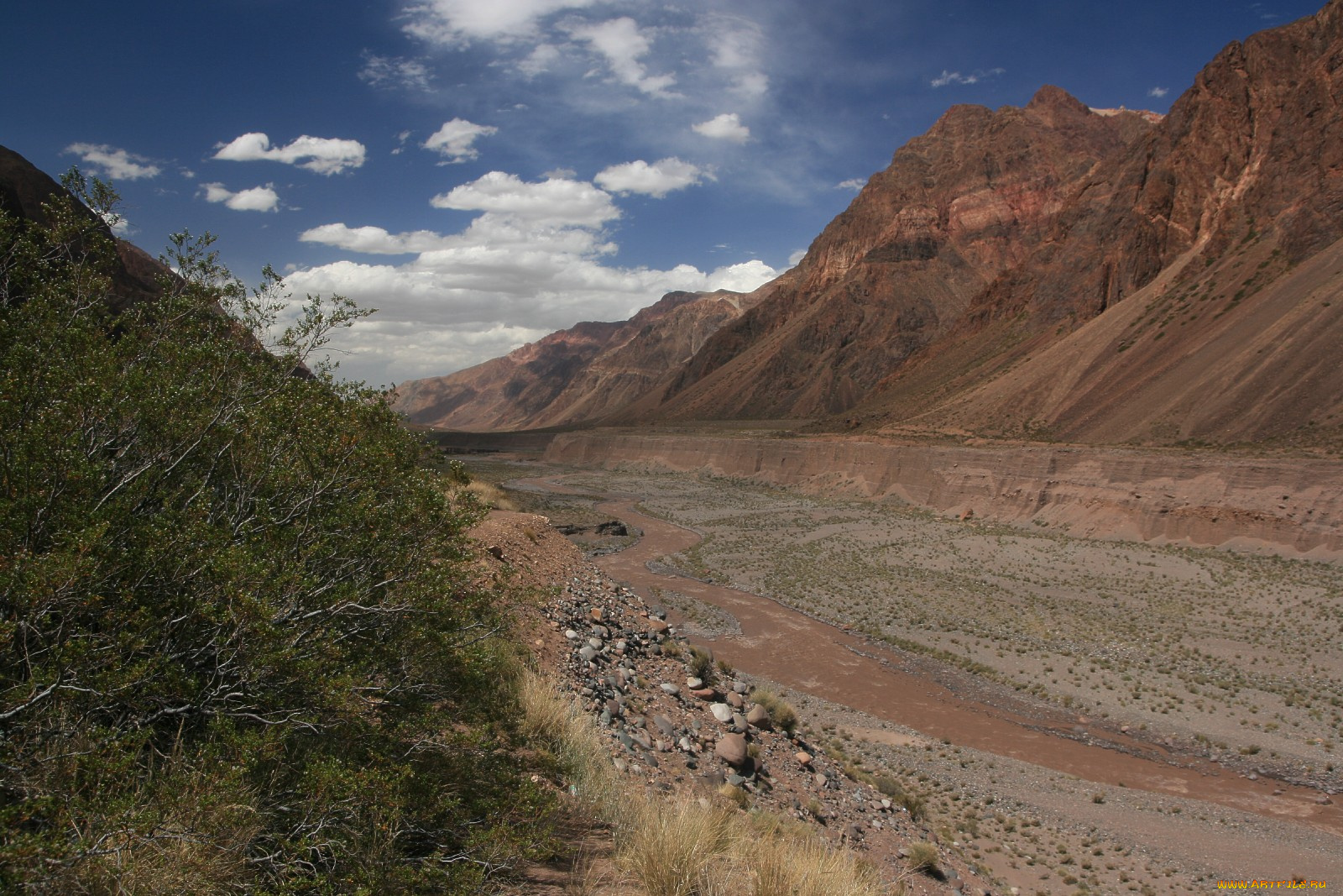 природа, горы, облака