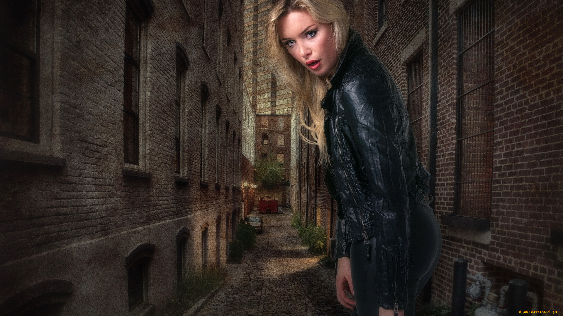 -Unsort, Блондинки, девушки, unsort, блондинки, переулок