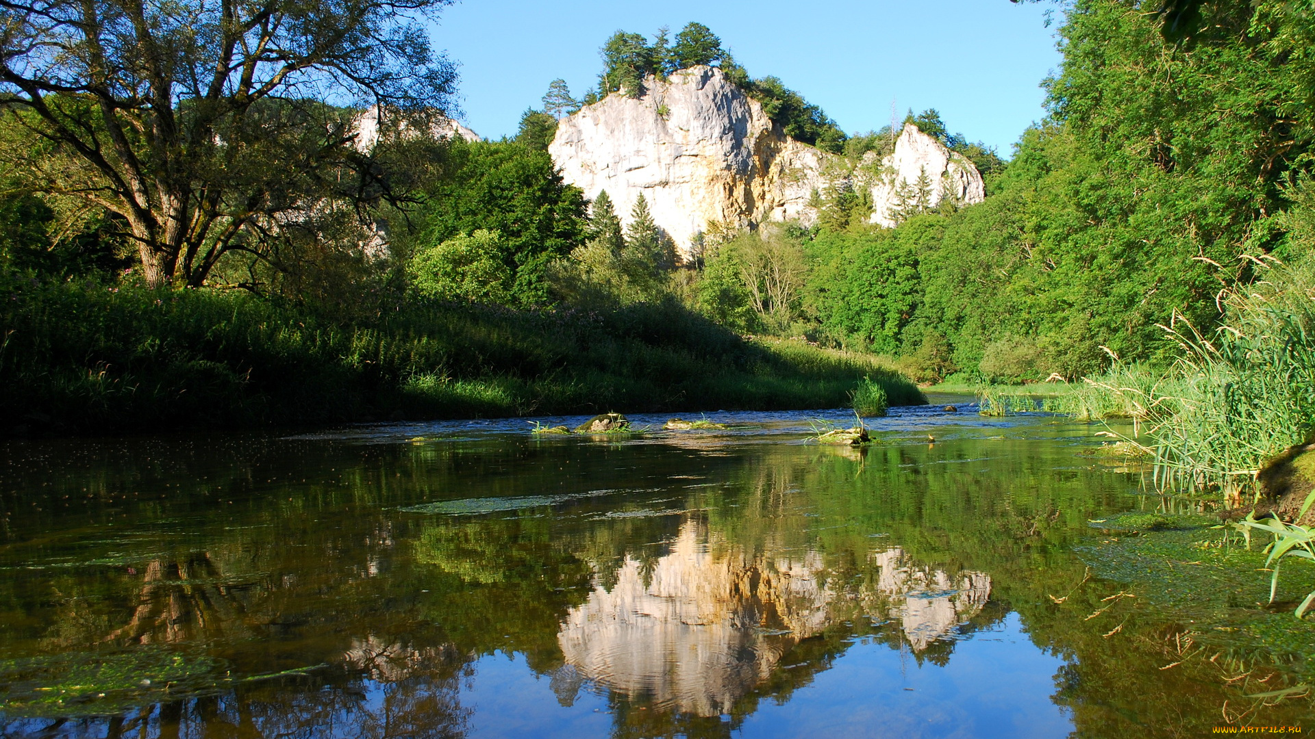 германия, фрайбург, природа, реки, озера, река, горы