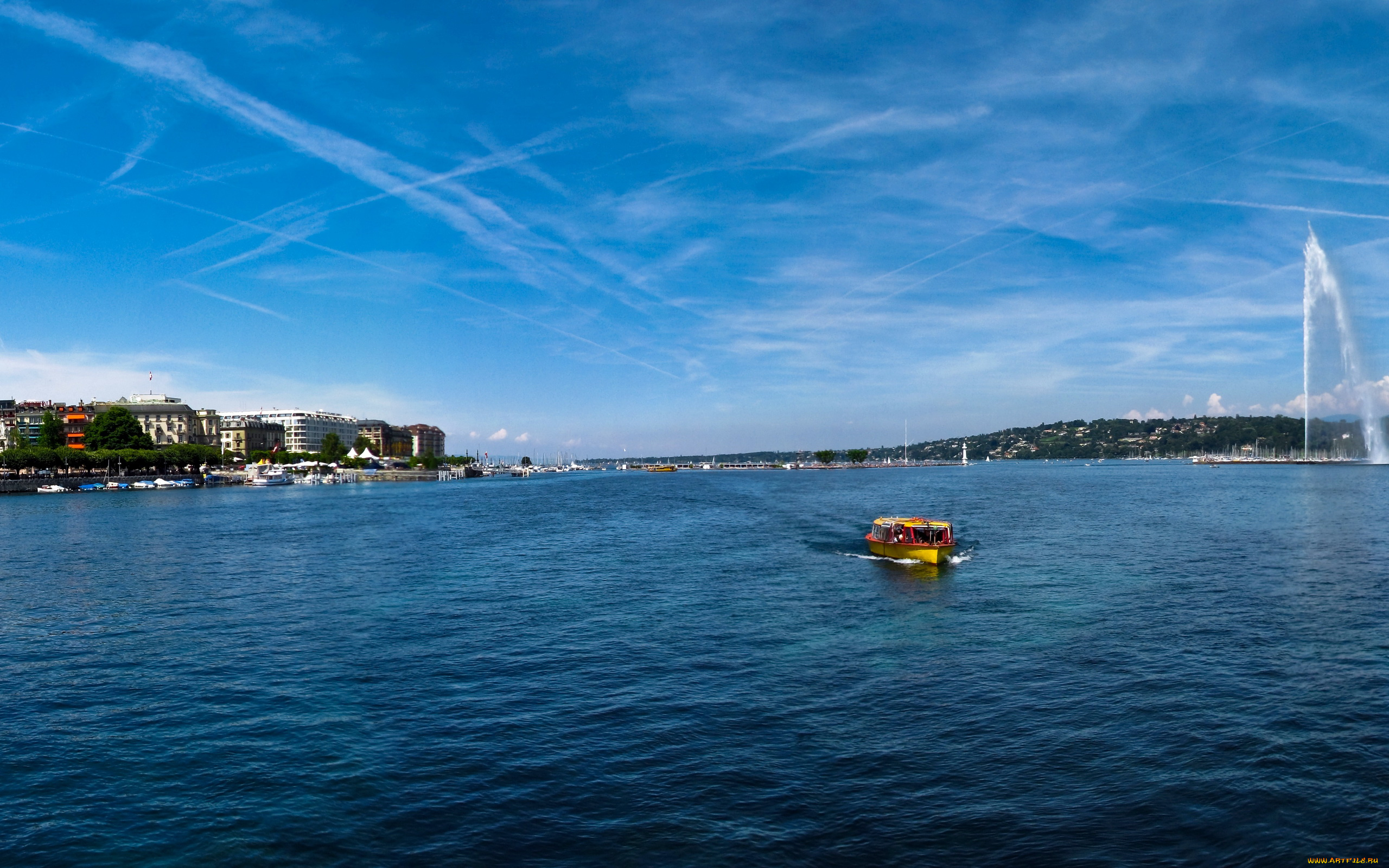 швейцария, женева, природа, реки, озера, озеро
