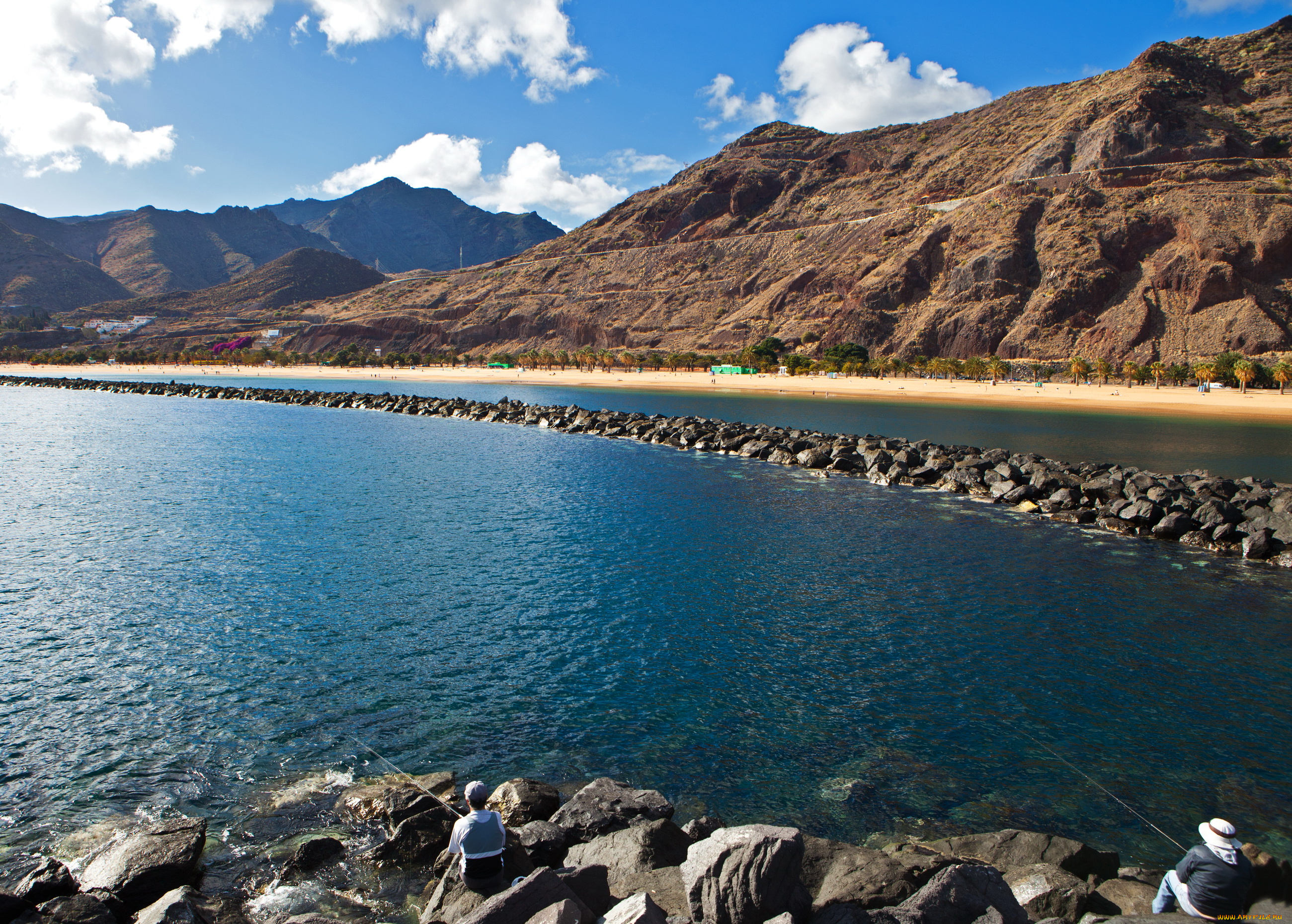 испания, канарские, острова, санта, крус, де, тенерифе, природа, побережье, берег, море