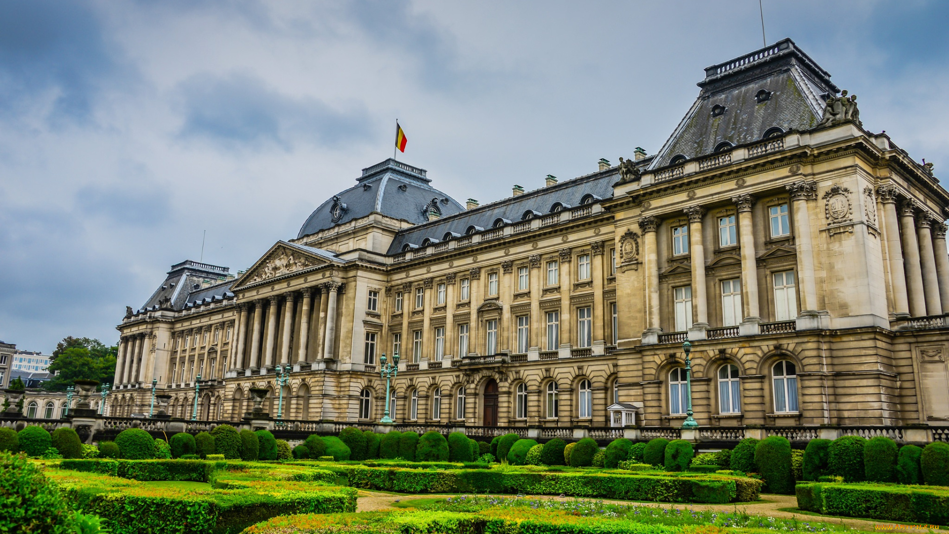 belgian, royal, palace, of, brussels, belgium, города, брюссель, бельгия, королевский, дворец, парк