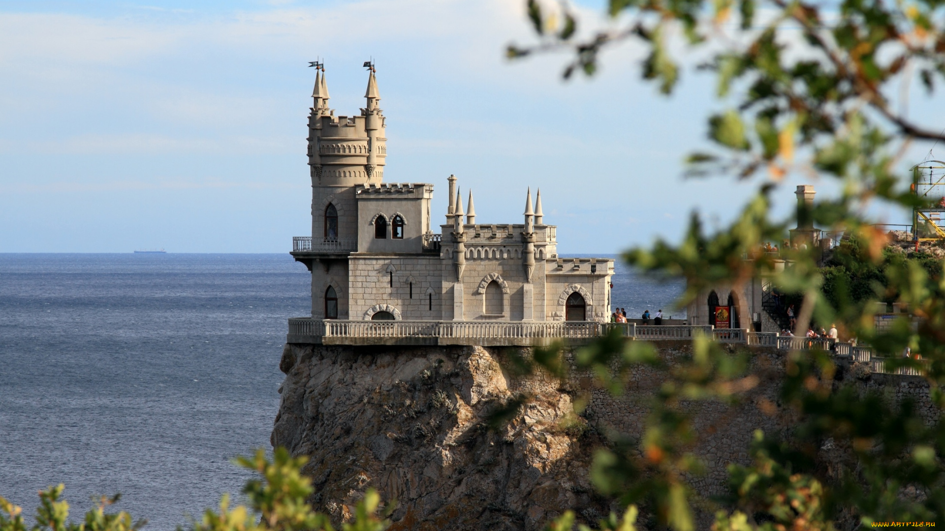 города, ласточкино, гнездо, украина, замок, крым