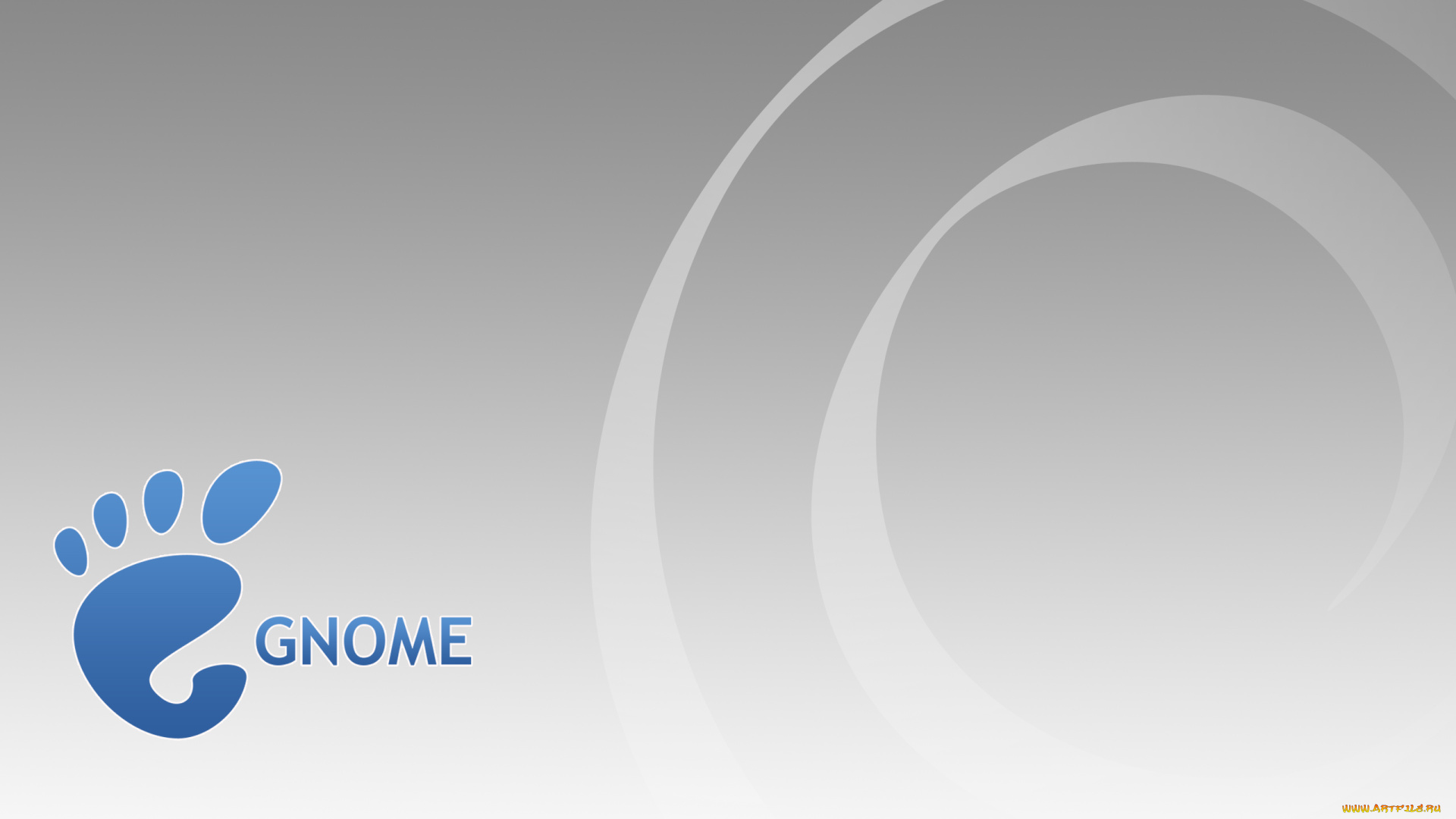 компьютеры, gnome, фон, график, логотип