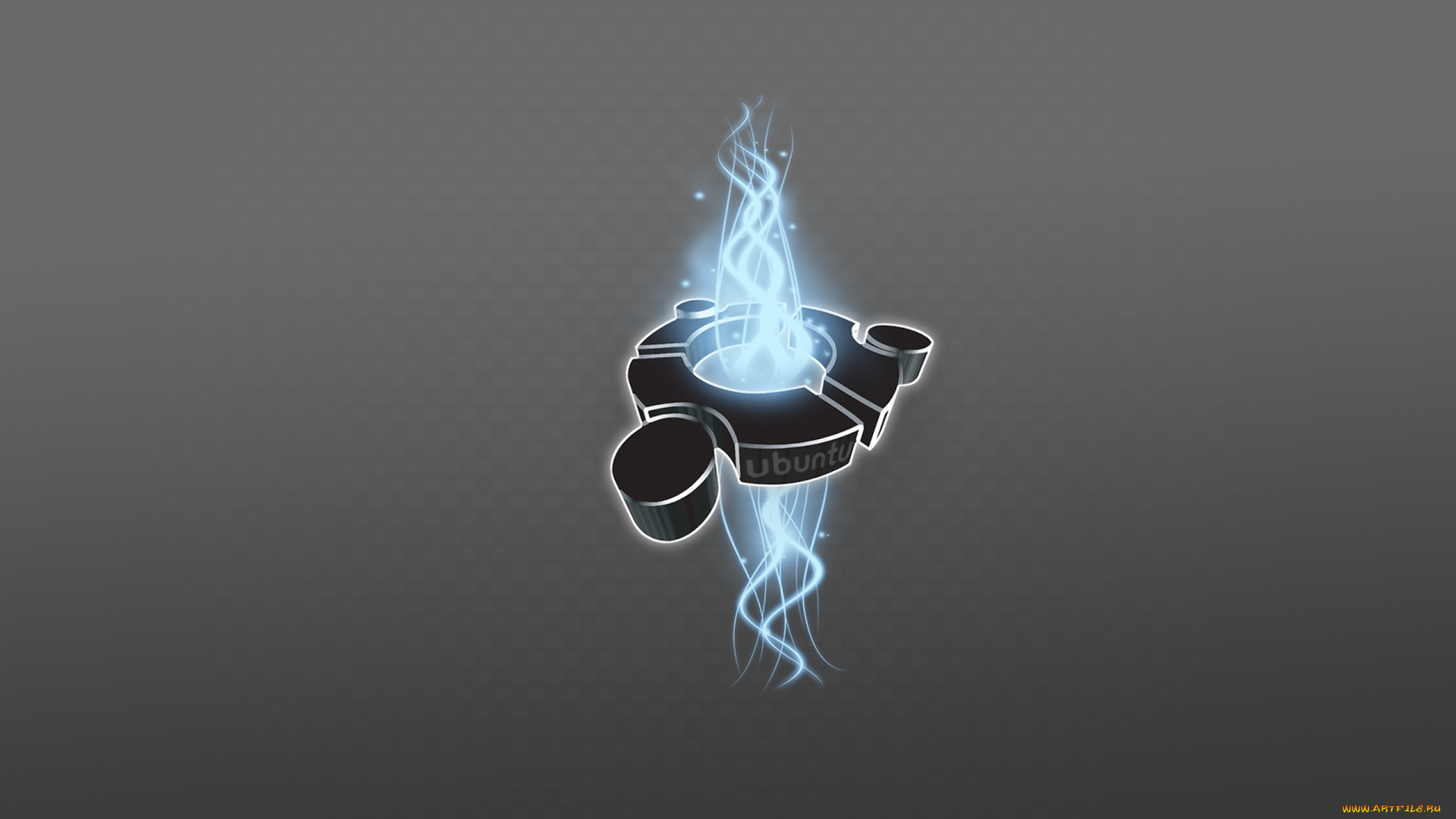 компьютеры, ubuntu, linux, фон, логотип, график