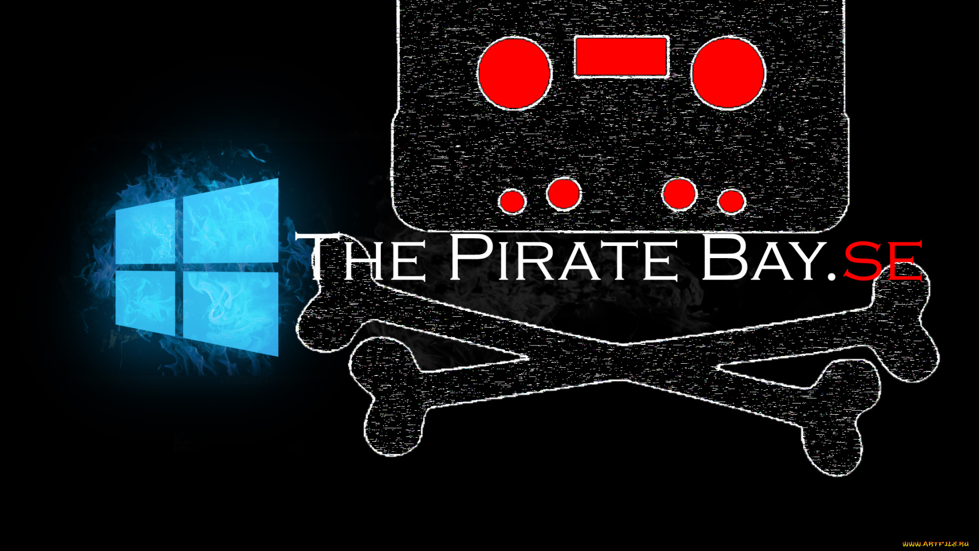 компьютеры, windows, темный