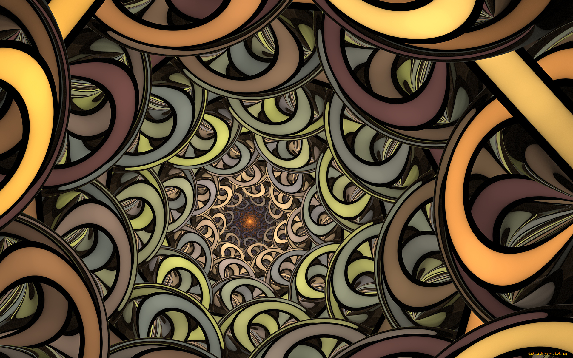 3д, графика, fractal, фракталы, фон, цвета, узор