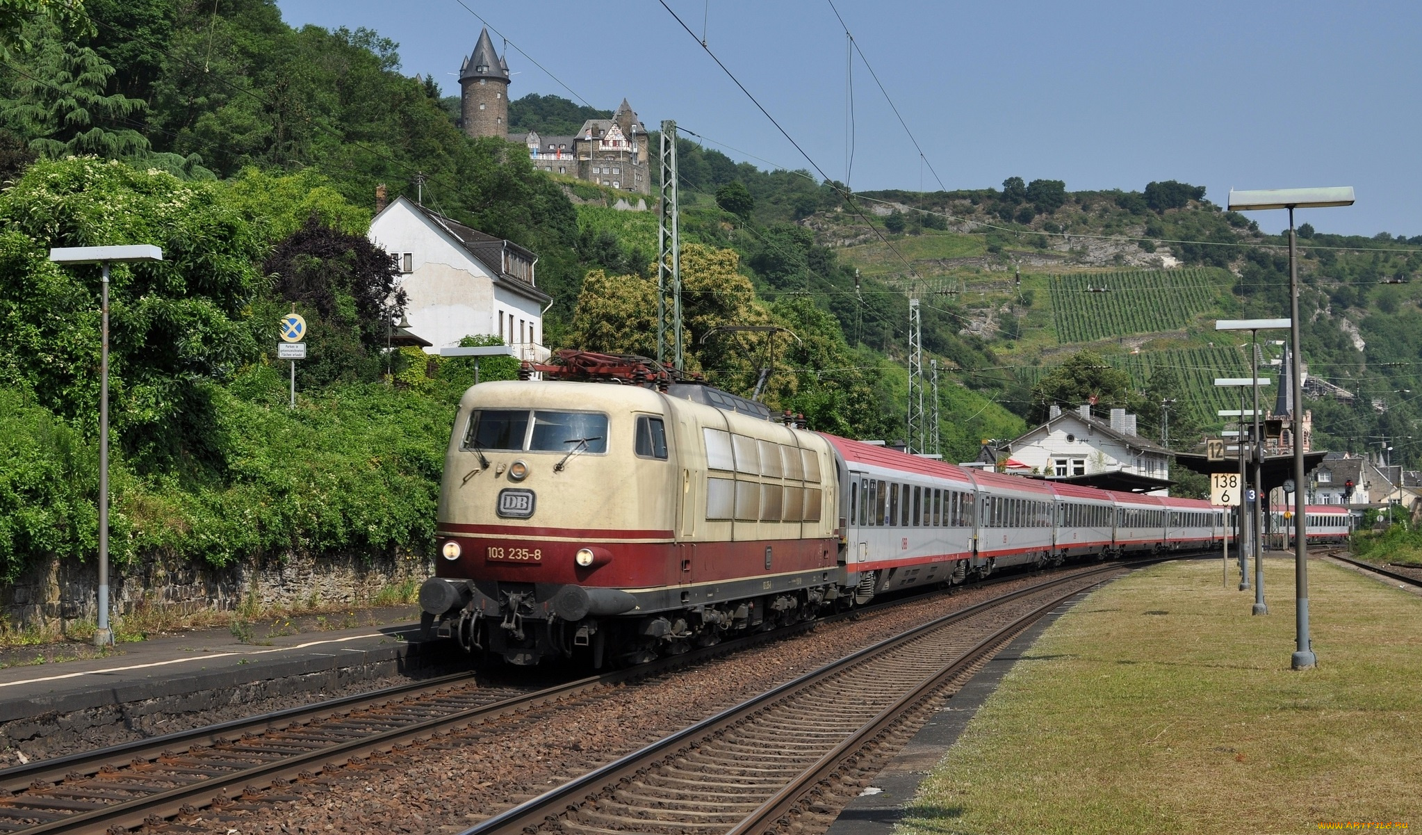 техника, поезда, рельсы, железная, дорога, поезд, пассажирский