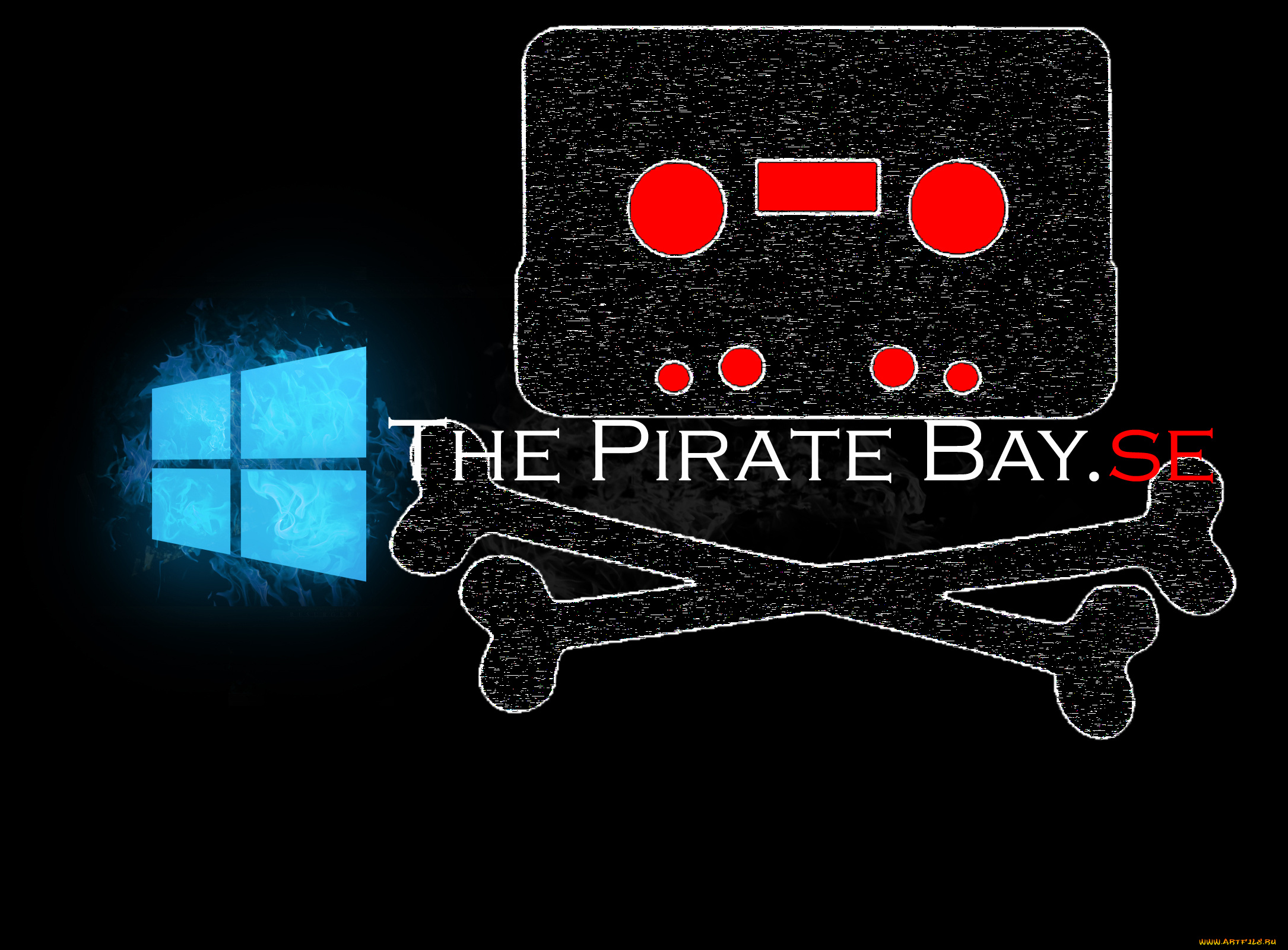 компьютеры, windows, темный