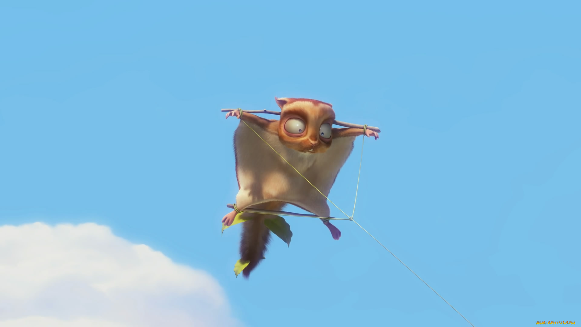 big, buck, bunny, мультфильмы, -, big, buck, bunny, белка