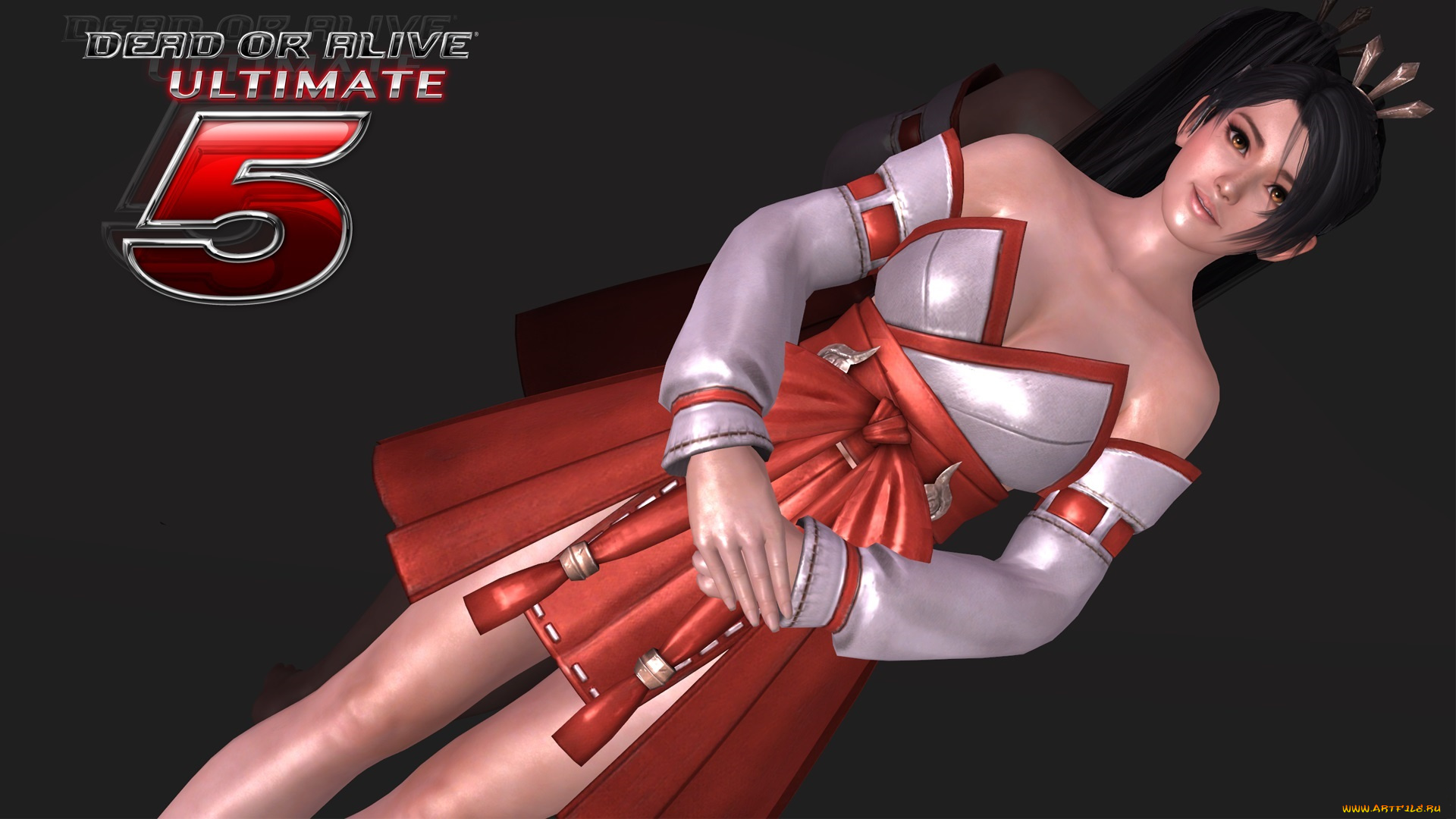 dead, or, alive, 5, видео, игры, девушка, взгляд, фон