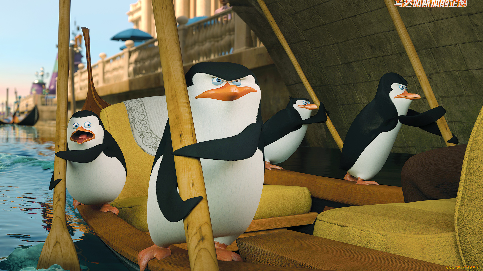 мультфильмы, the, penguins, of, madagascar, глаза, пингвины, клюв