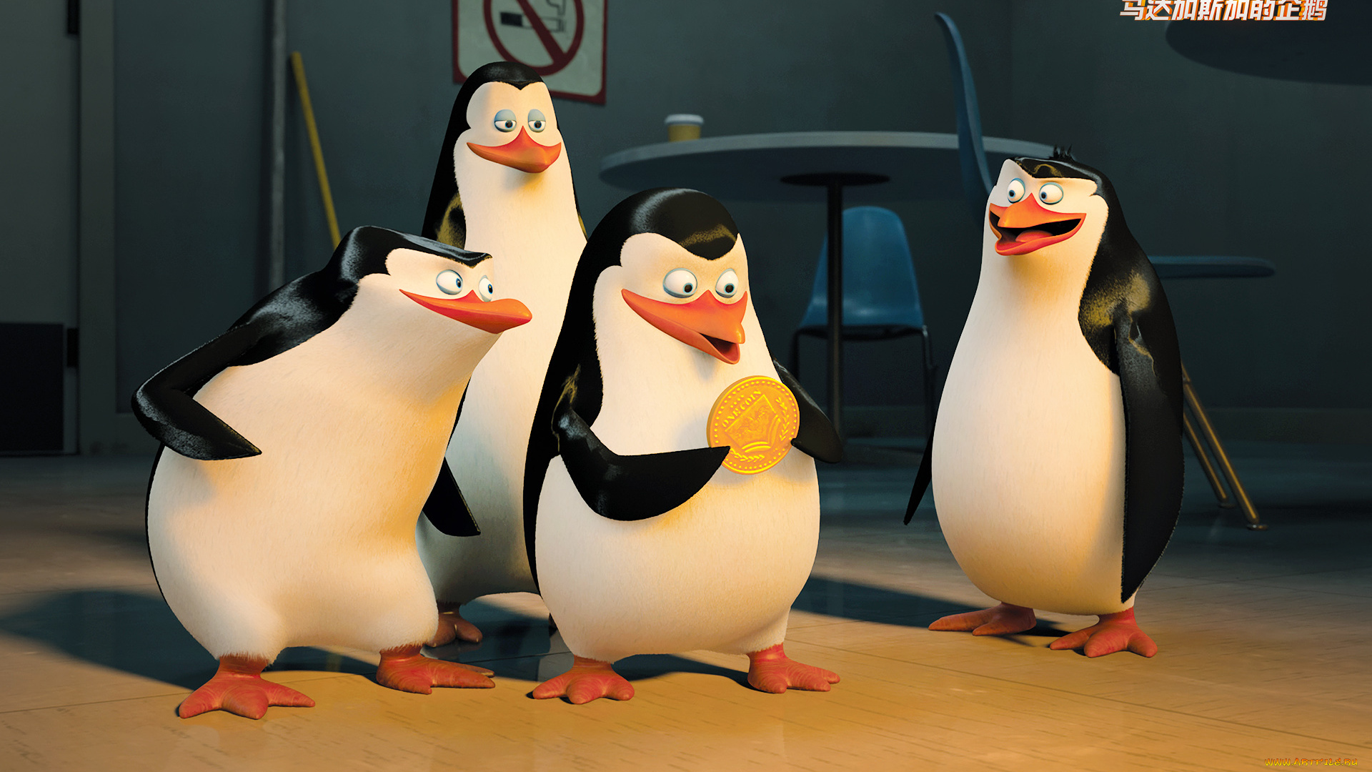 мультфильмы, the, penguins, of, madagascar, пингвины, клюв, глаза