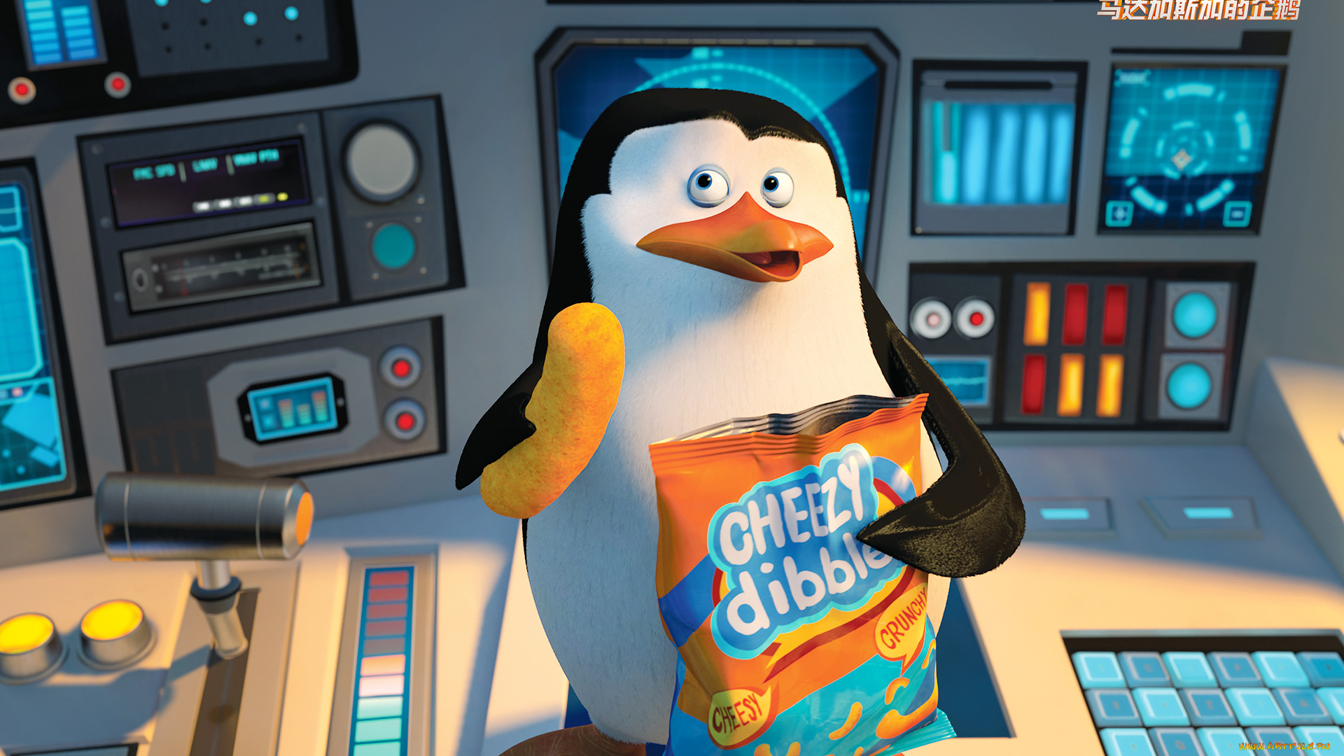 мультфильмы, the, penguins, of, madagascar, пингвин, клюв, глаза