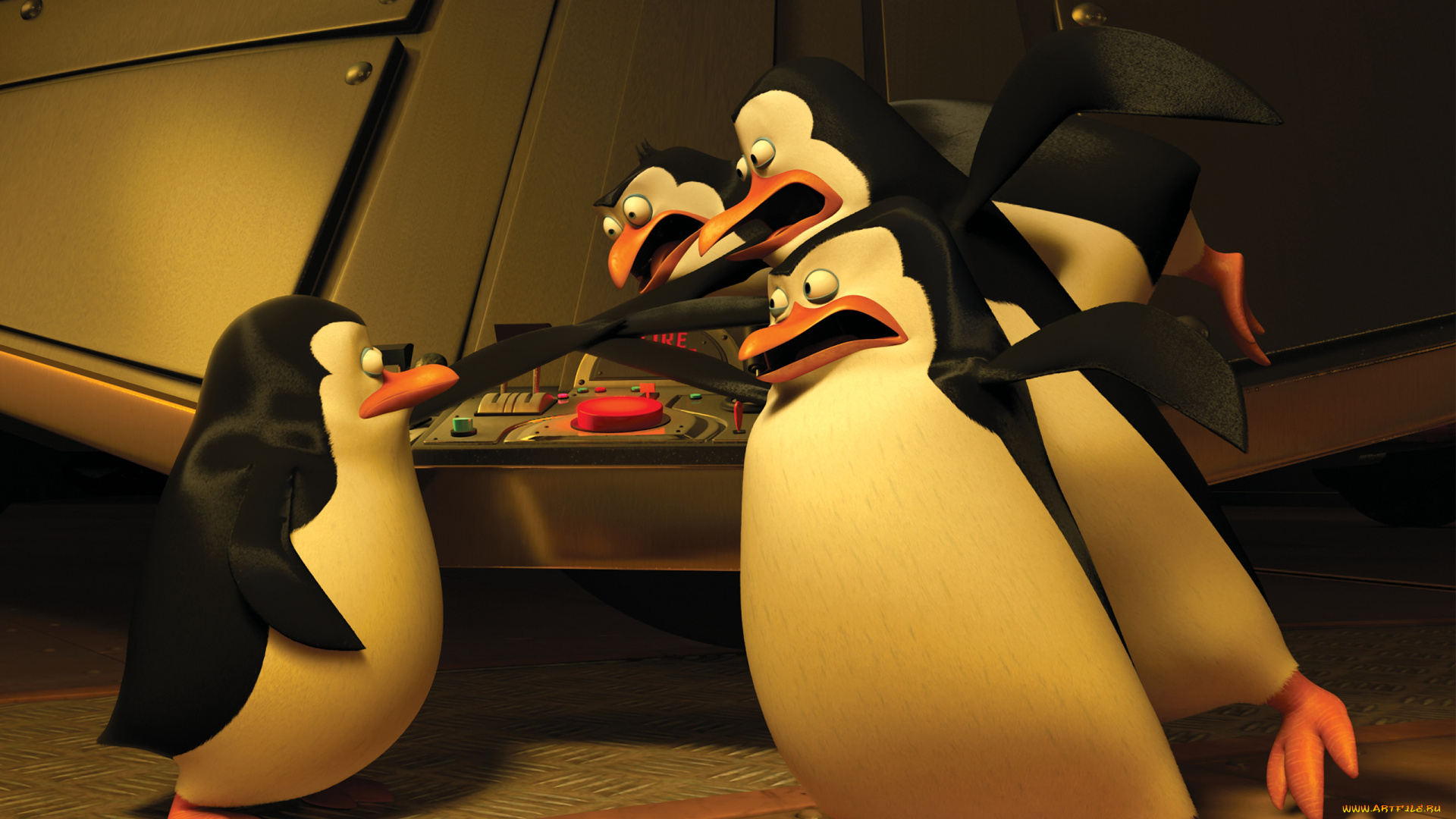 мультфильмы, the, penguins, of, madagascar, пингвины, клюв, глаза