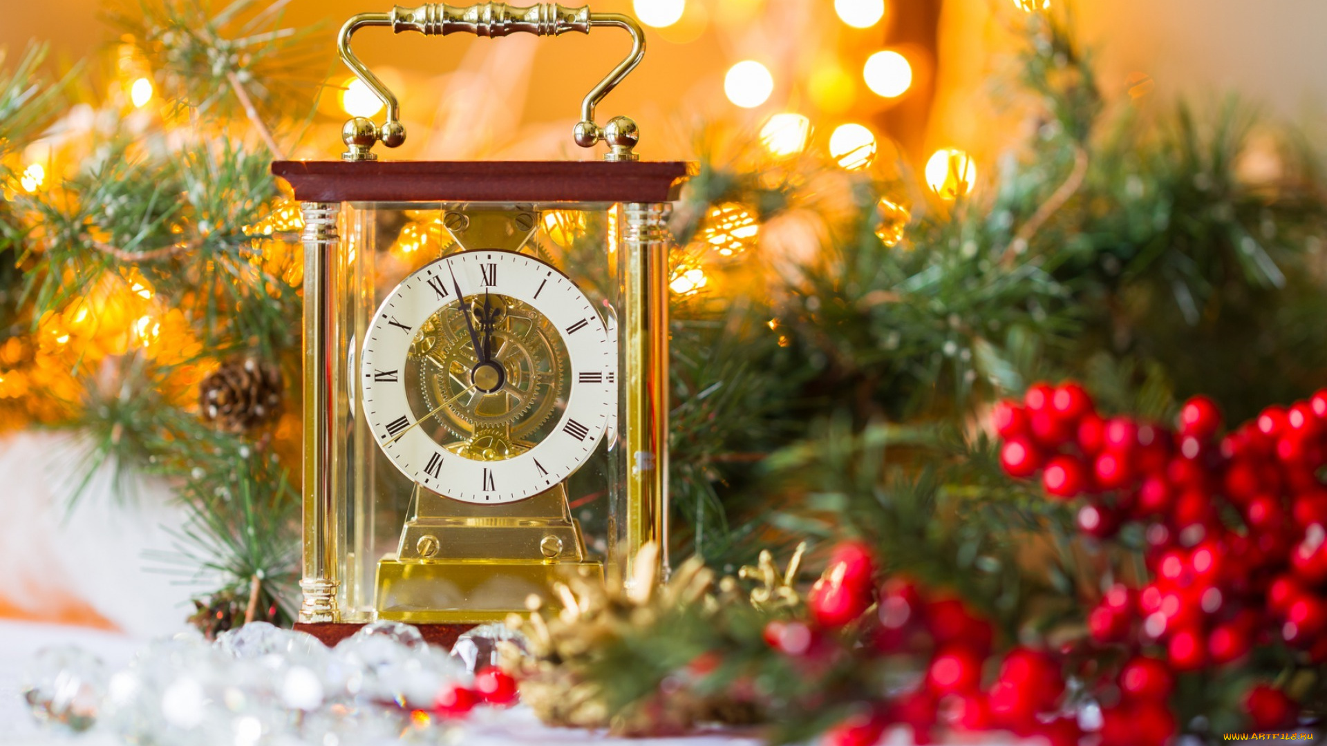 праздничные, -, разное, , новый, год, часы, merry, christmas, рождество, новый, год