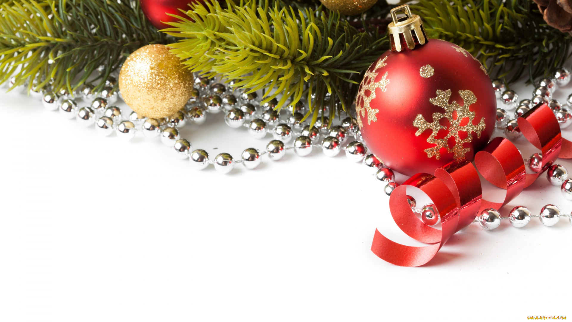 праздничные, шары, merry, christmas, рождество, новый, год, ветка