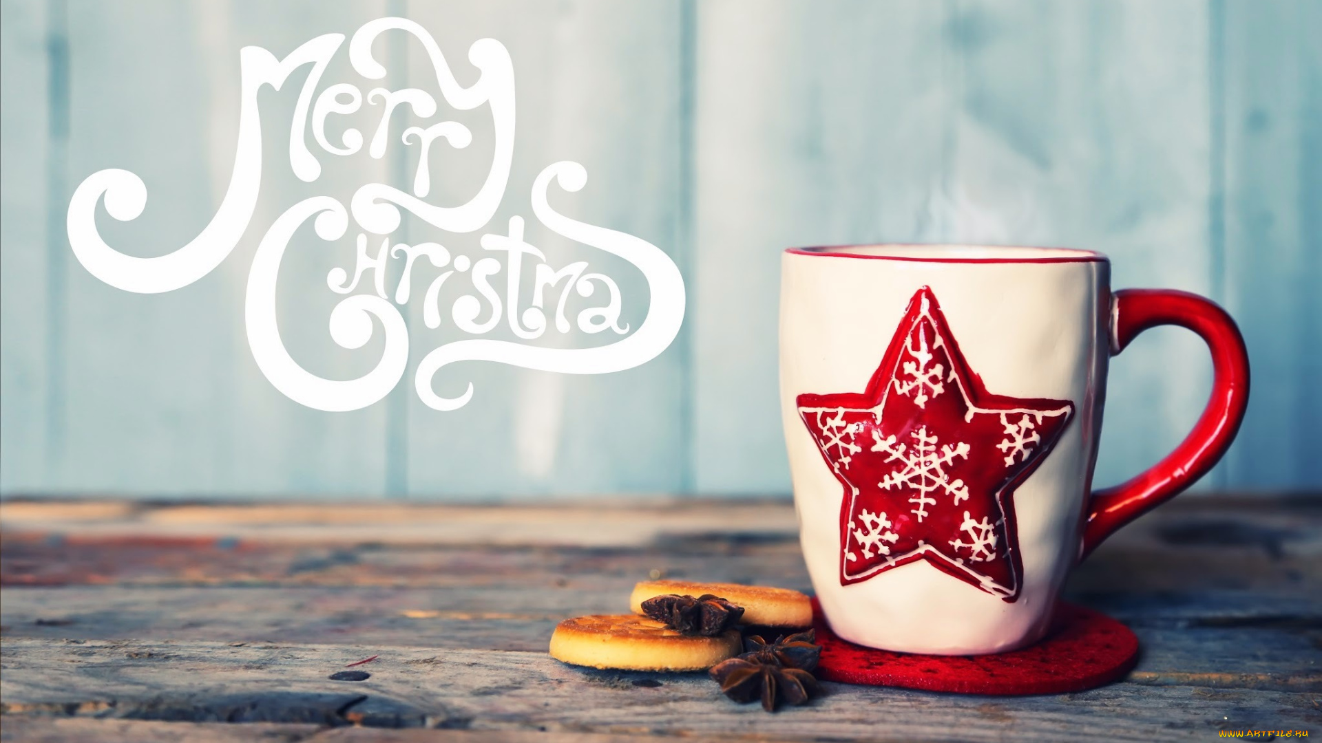 праздничные, угощения, merry, christmas, печенье, чашка, рождество, новый, год