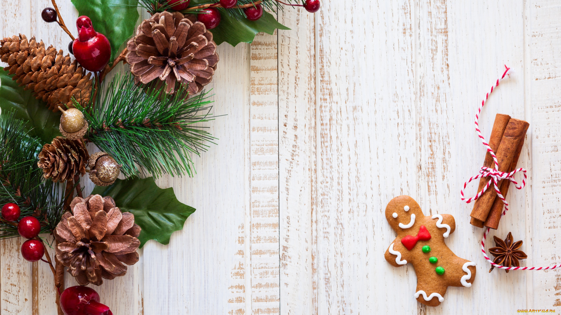 праздничные, угощения, печенье, merry, christmas, шишки, ветка, рождество, новый, год