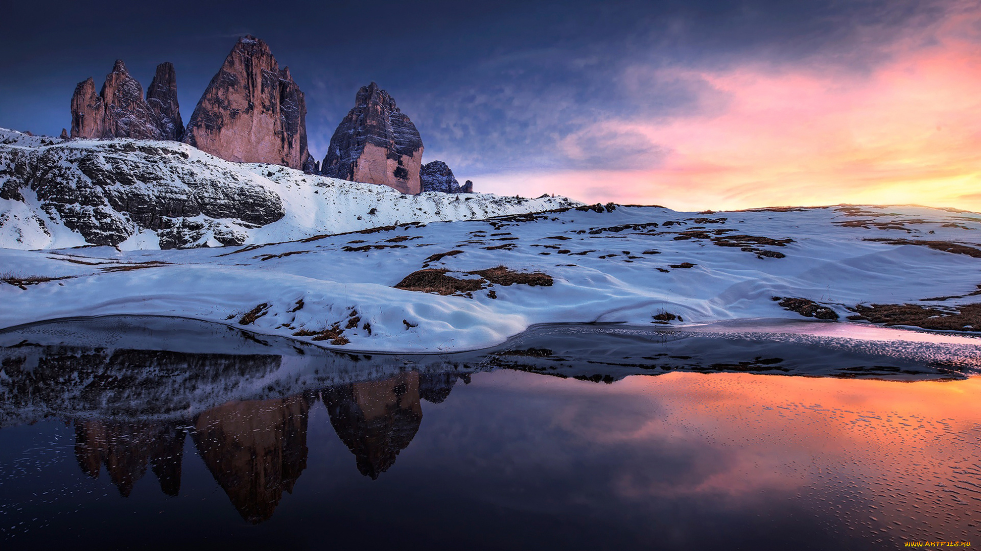 природа, реки, озера, скалы, снег, норвегия