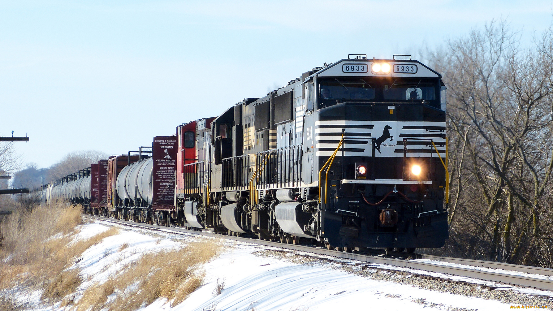 техника, поезда, железная, дорога, локомотив, состав