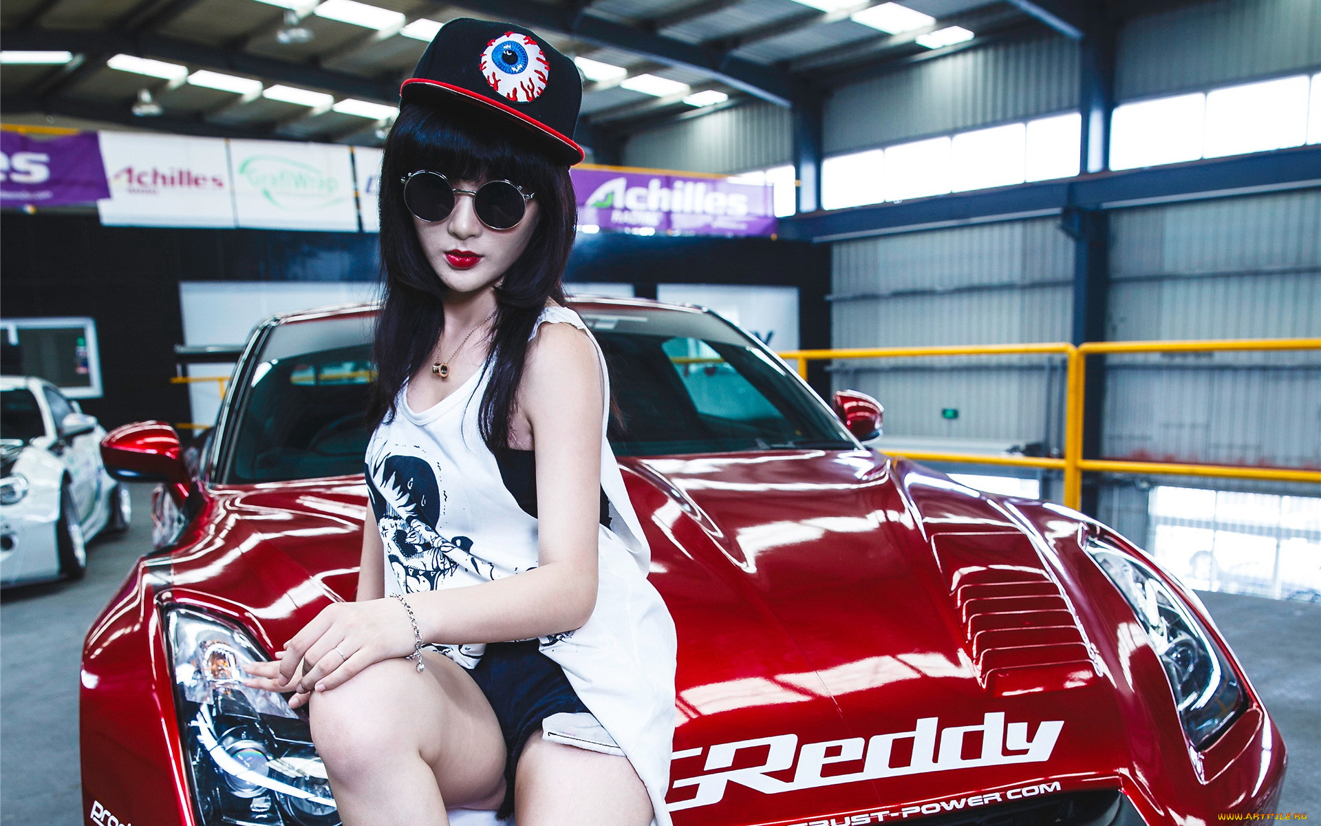 автомобили, -авто, с, девушками, очки, автомобиль, взгляд, девушка