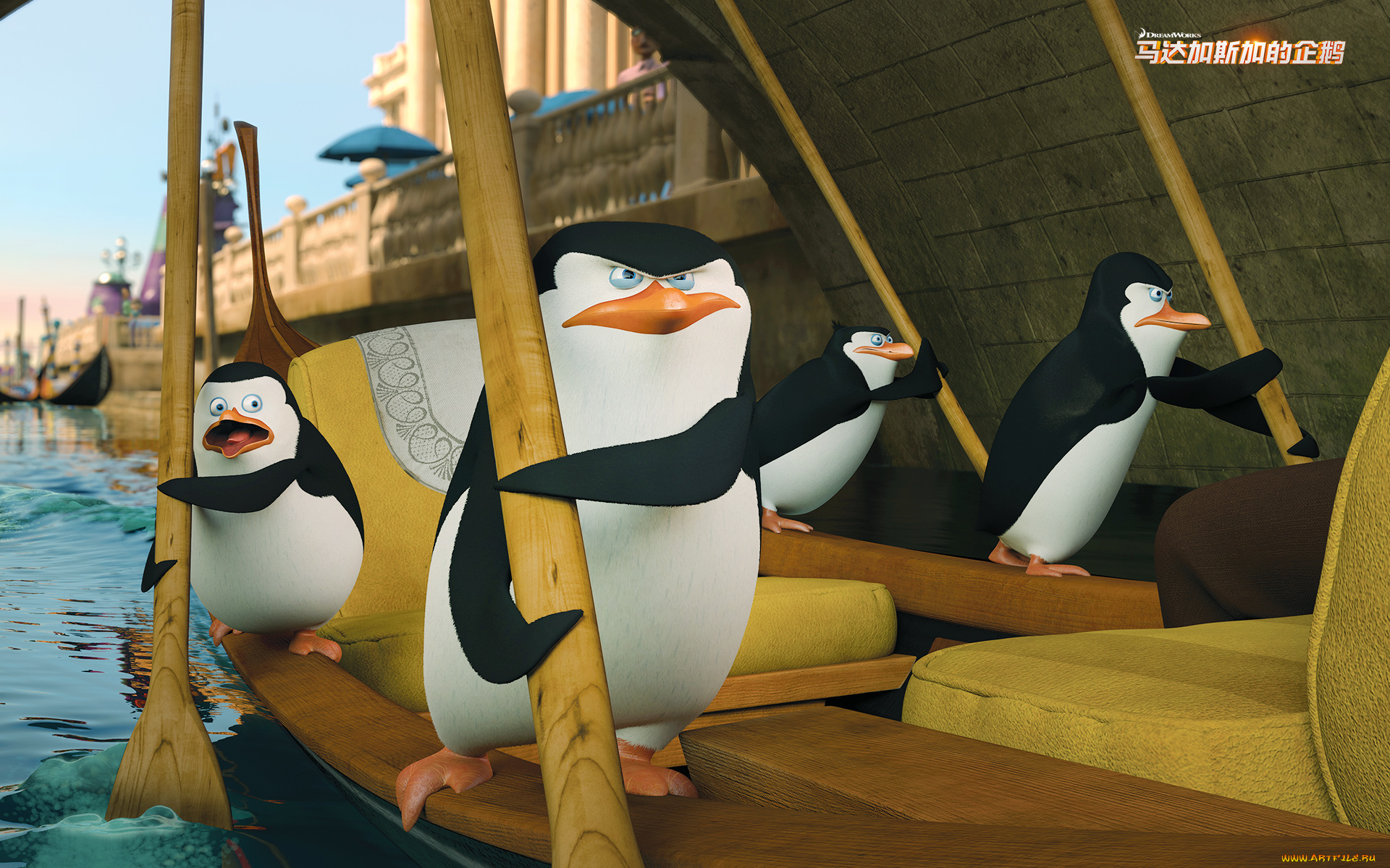мультфильмы, the, penguins, of, madagascar, глаза, пингвины, клюв