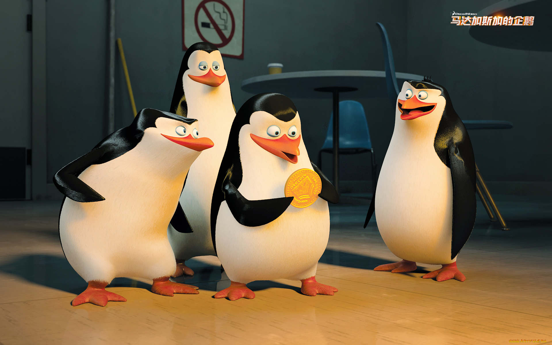 мультфильмы, the, penguins, of, madagascar, пингвины, клюв, глаза