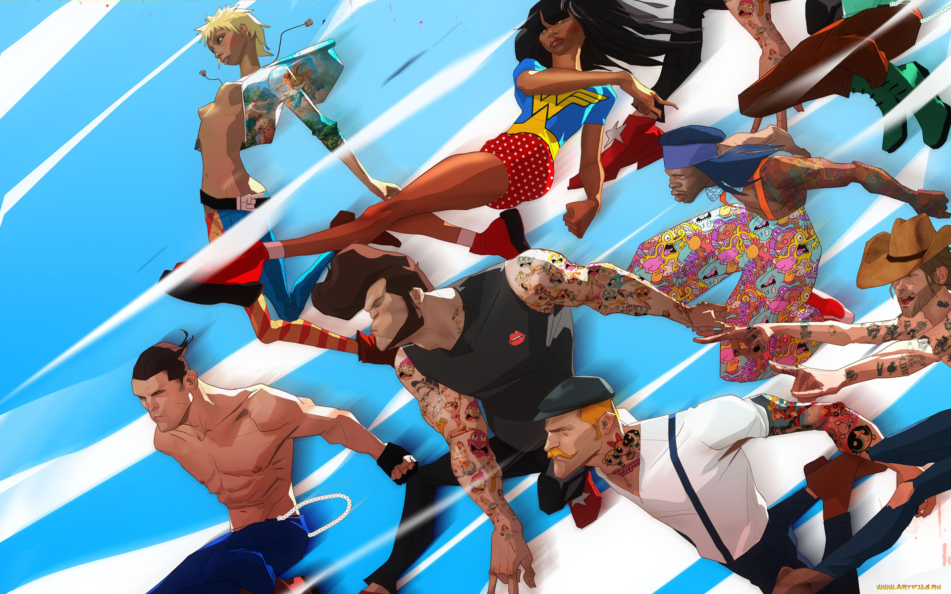 видео, игры, sunset, overdrive, экшен, шутер, overdrive, sunset