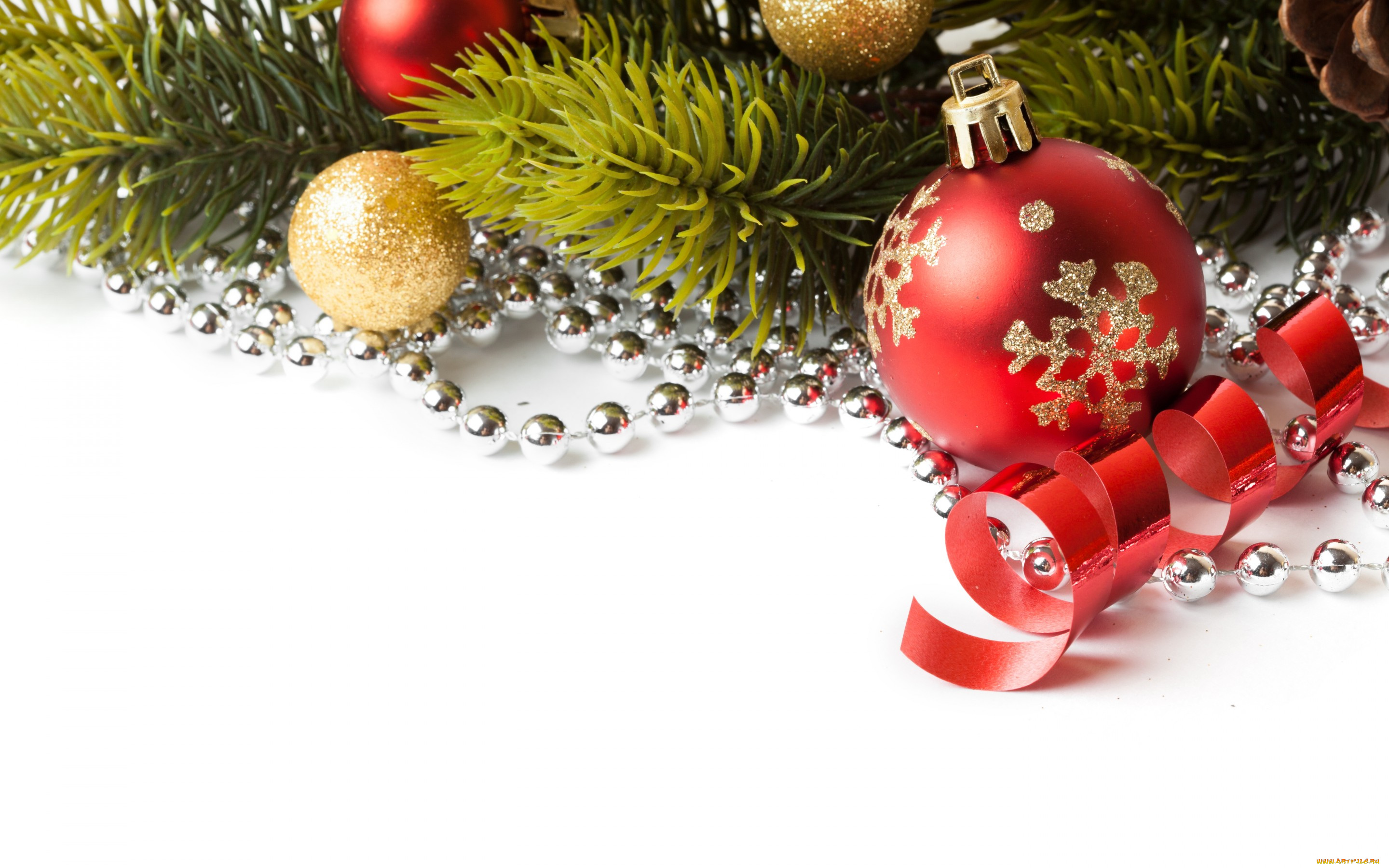 праздничные, шары, merry, christmas, рождество, новый, год, ветка